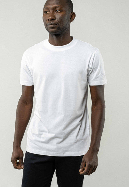 Statement T-Shirt "PAPA" (Weiß/Schwarz)