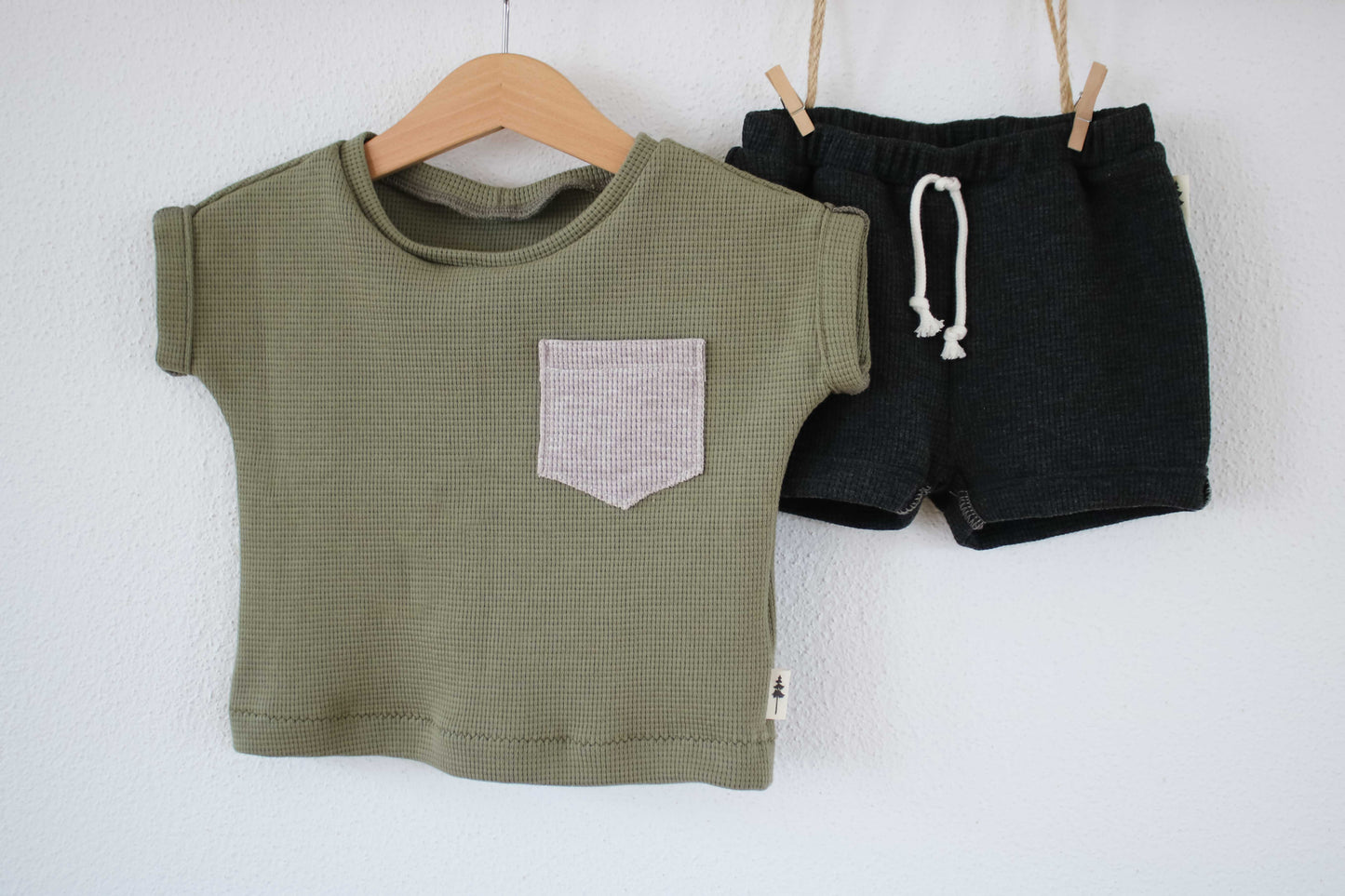 Shorts "Waffel" (Anthrazit)