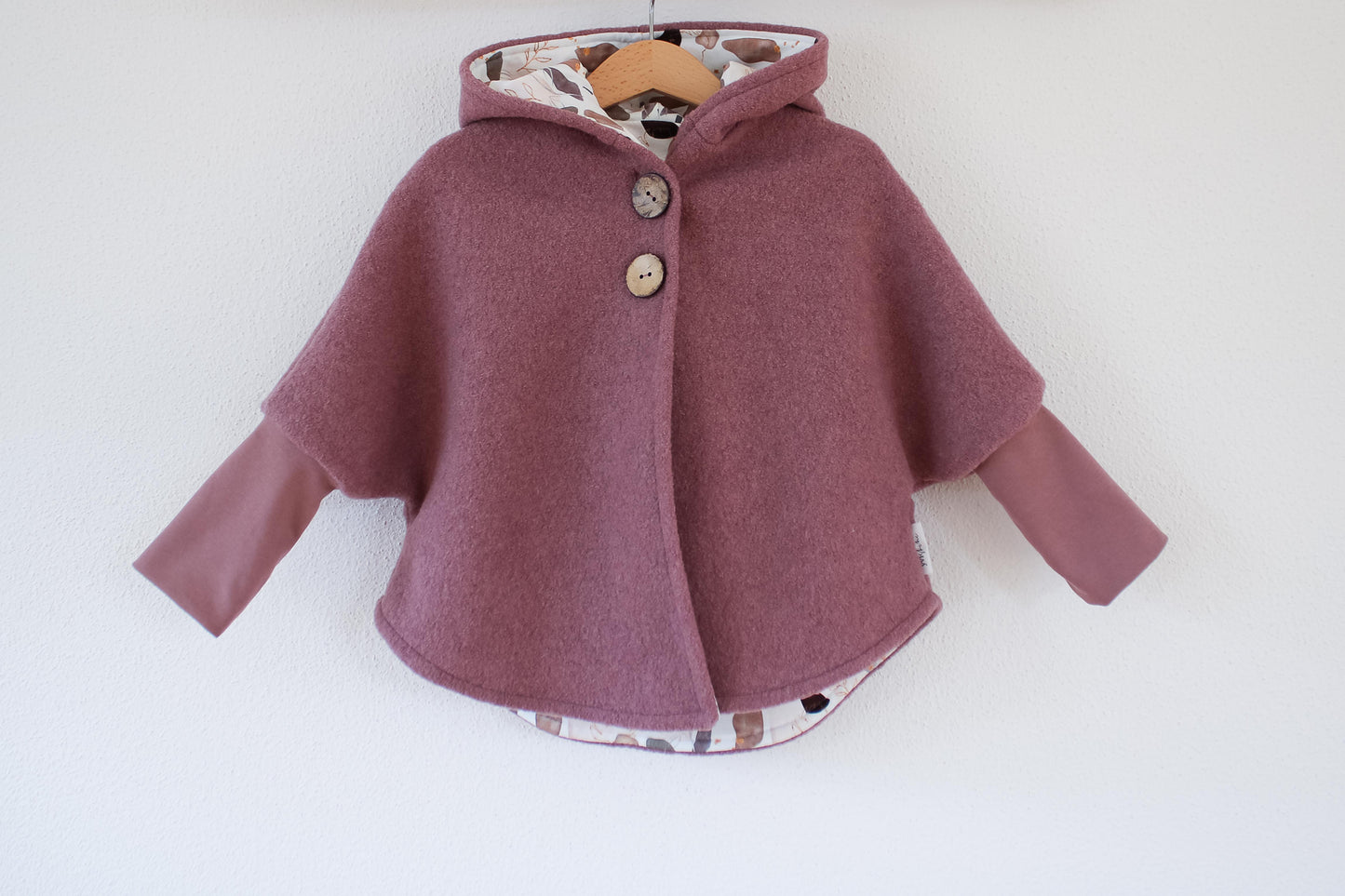 Wollwalk Cape (Altrosa)
