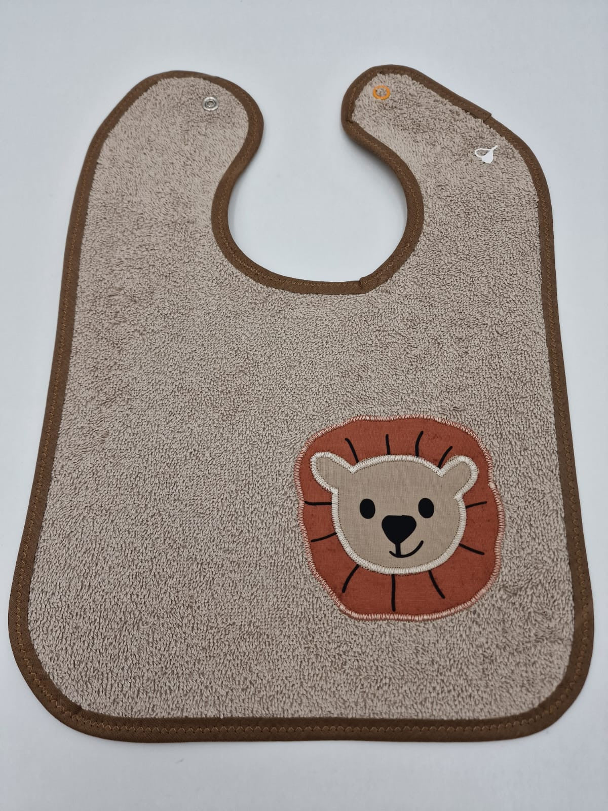 Frottee Lätzchen "Fuchs/Löwe/Zebra"