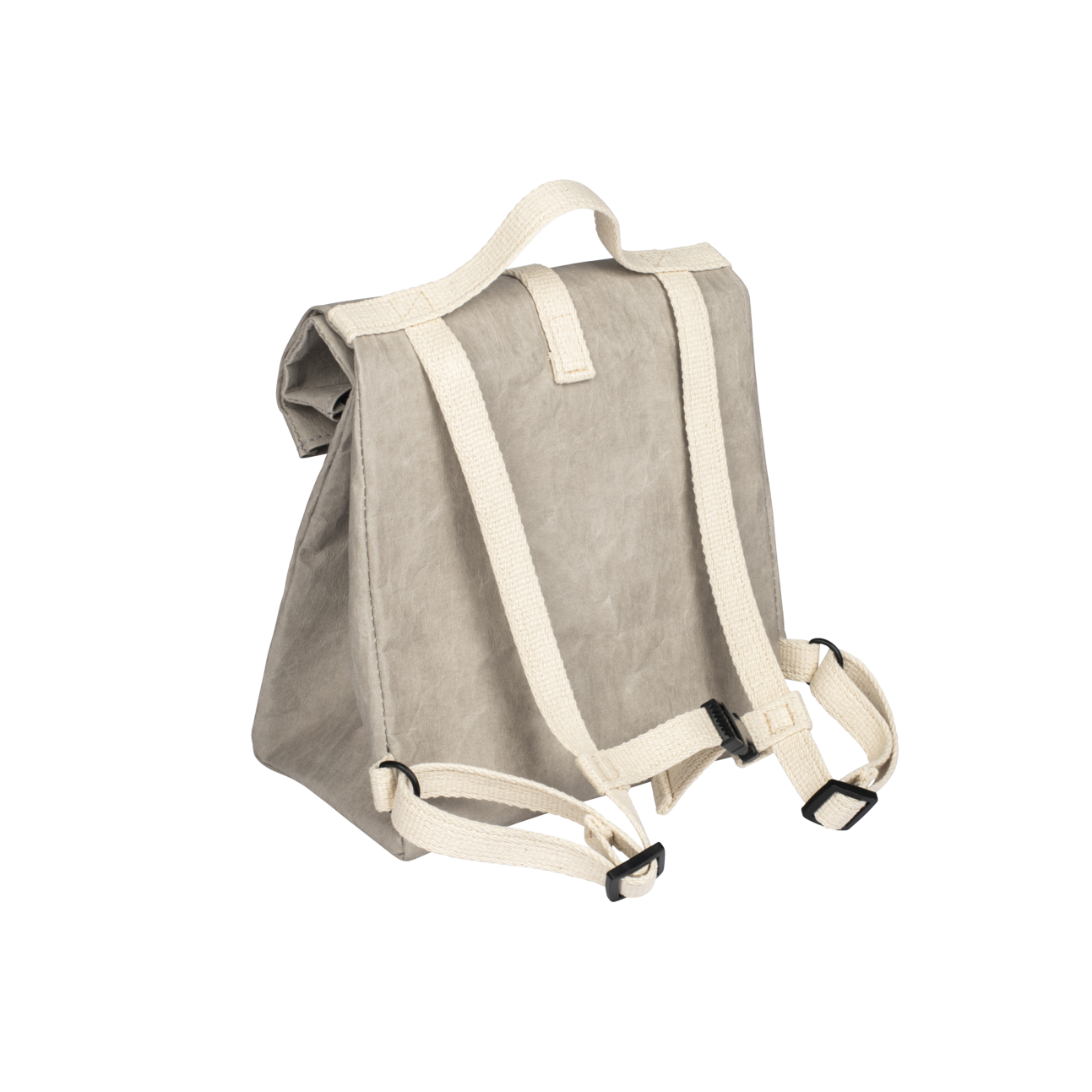 Kinderrucksack "Vio" (Caramel/Light Grey/Olive/Rose) aus Papier