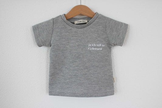 T-Shirt "Gelbwurst" (Grau)