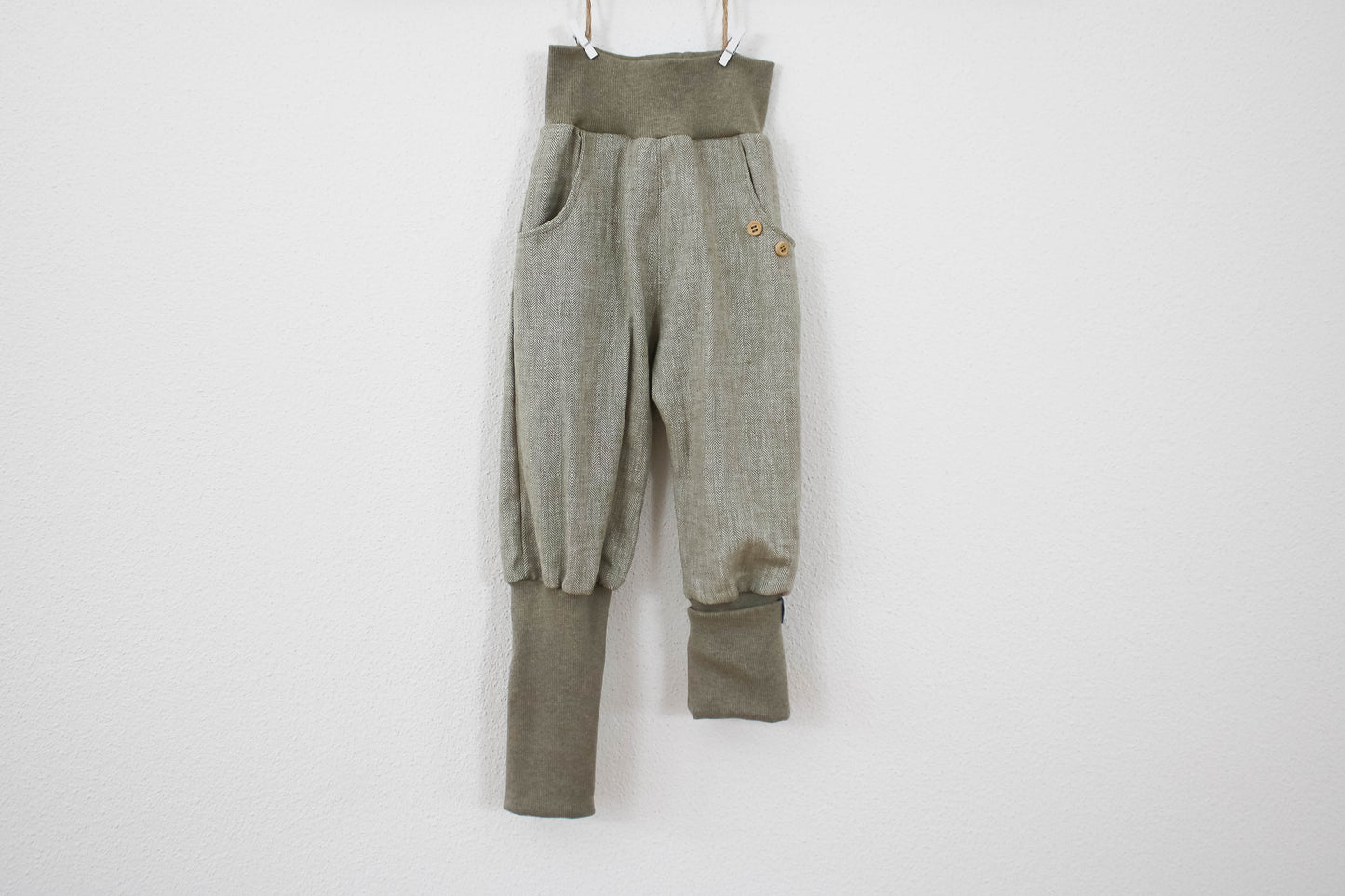 Knickerbocker "Natural Stripe" (Oliv)