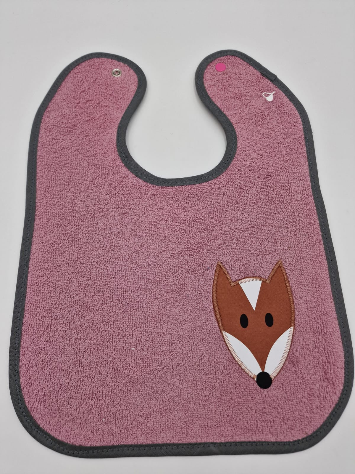 Frottee Lätzchen "Fuchs/Löwe/Zebra"