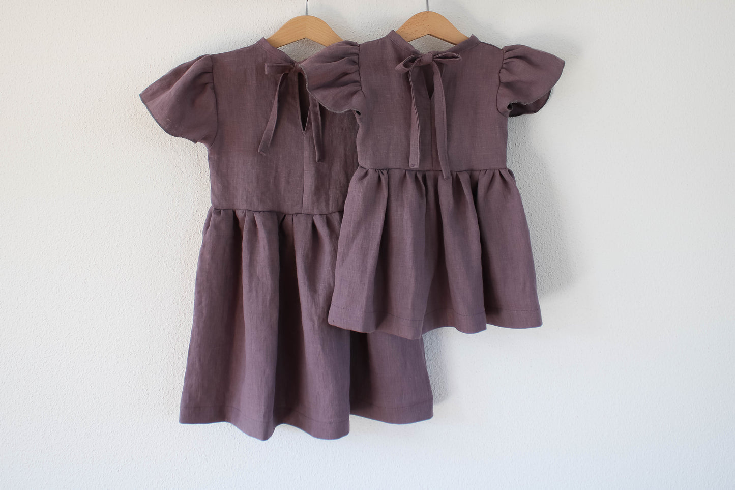 Kleid "Leinen" (Mauve)