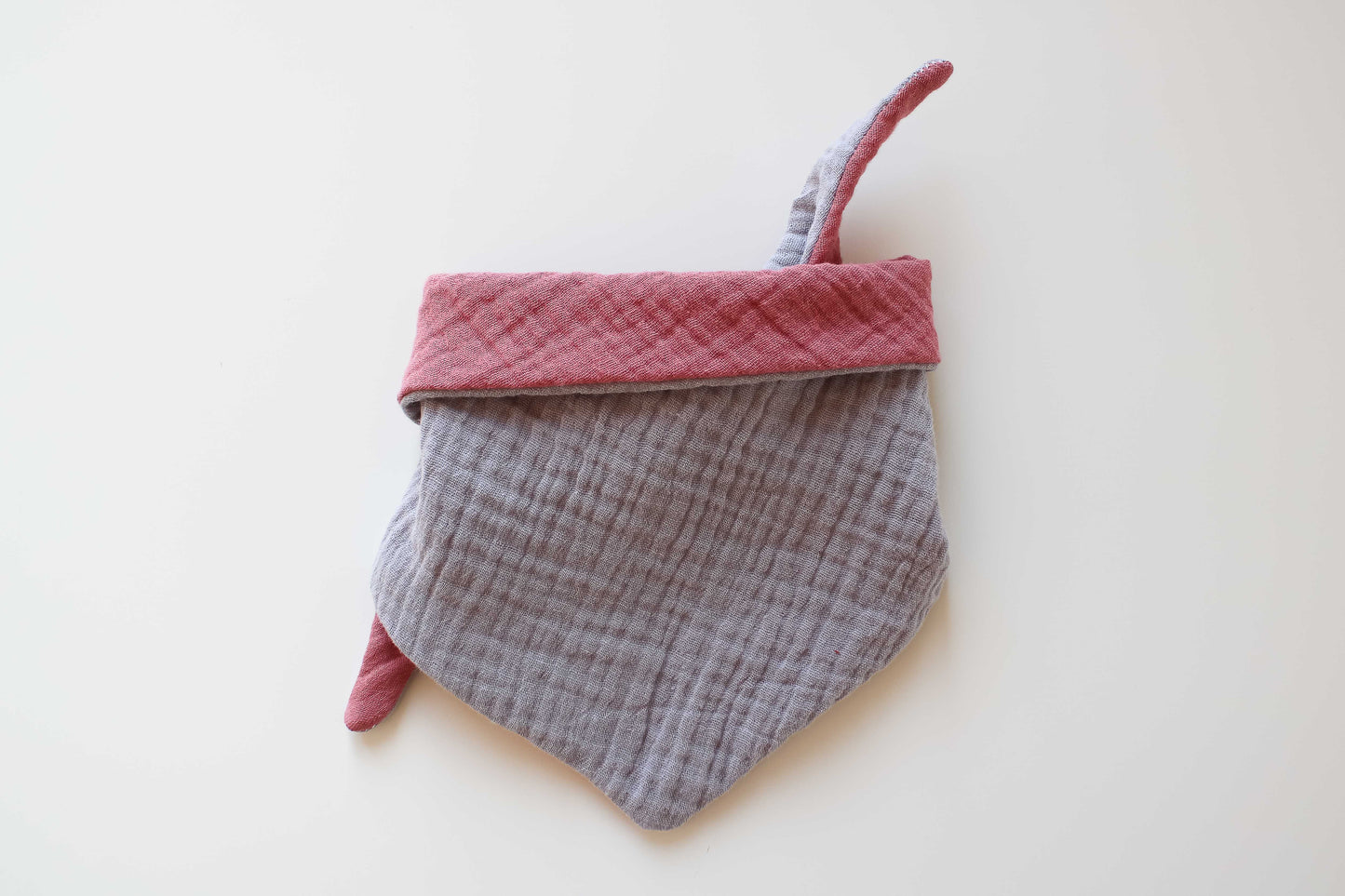 Halstuch "Musselin" (Beere/Grau)