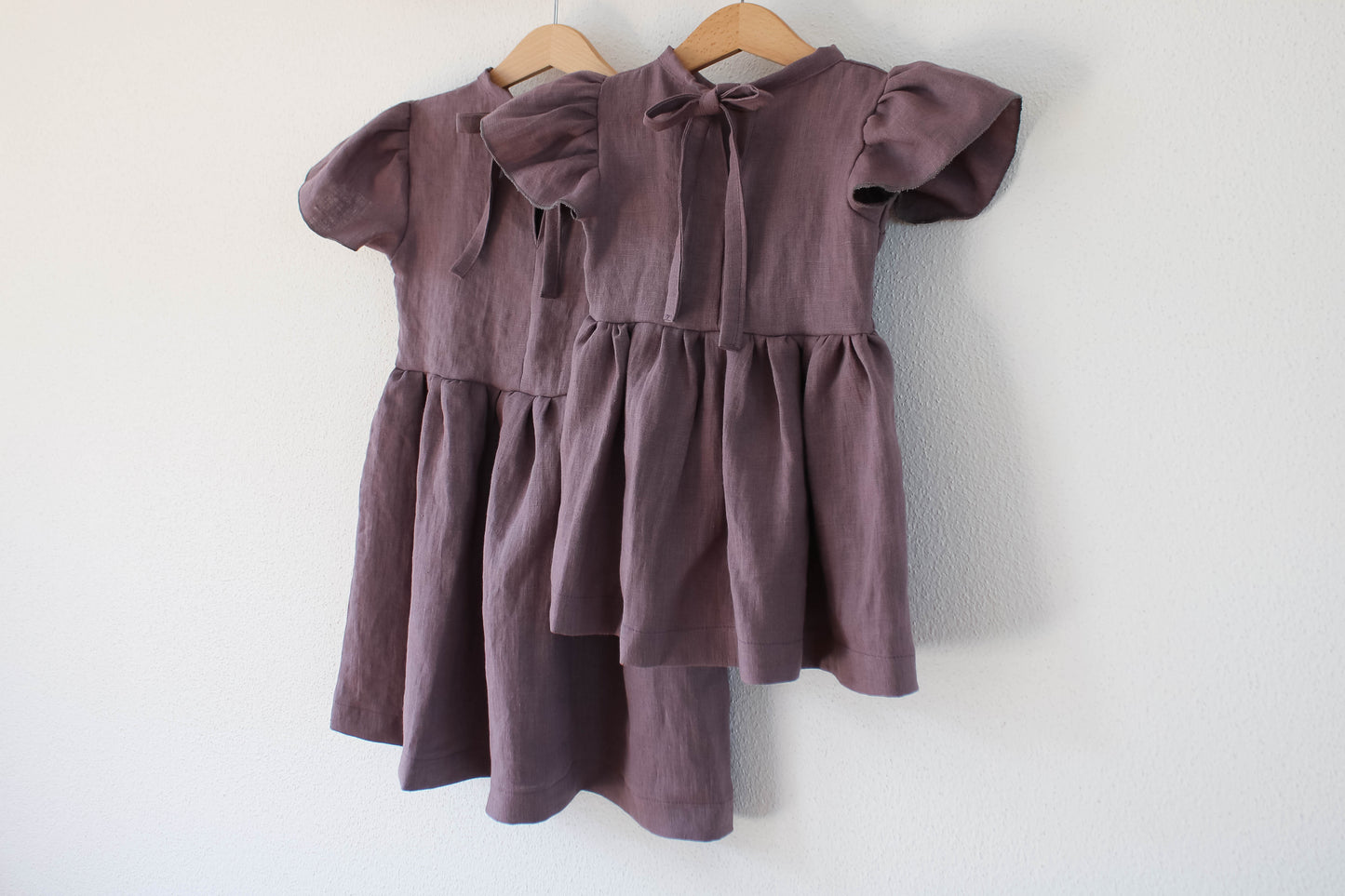 Kleid "Leinen" (Mauve)