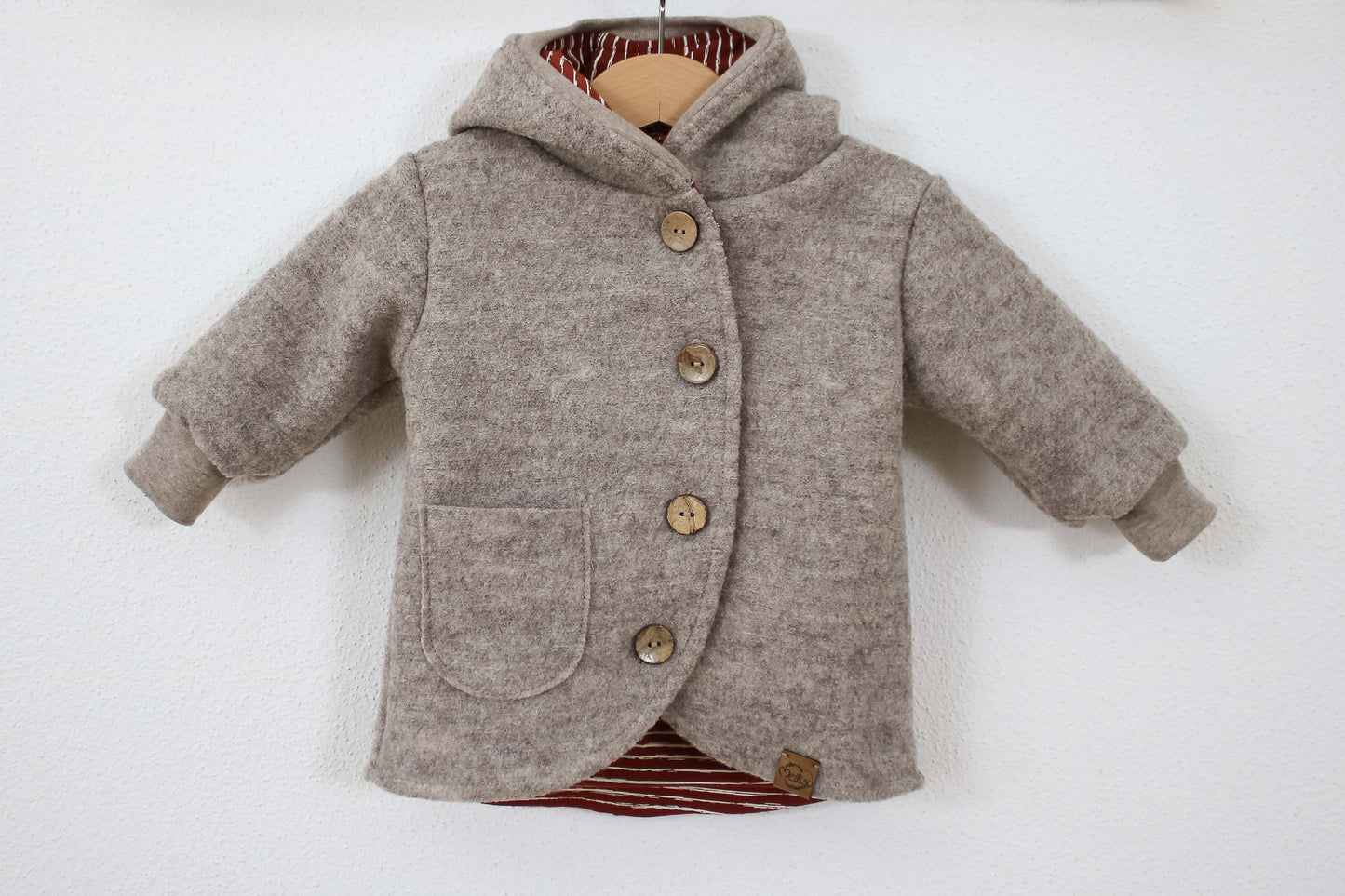 Walkjacke "Natural Orange" (Beige/Rost)