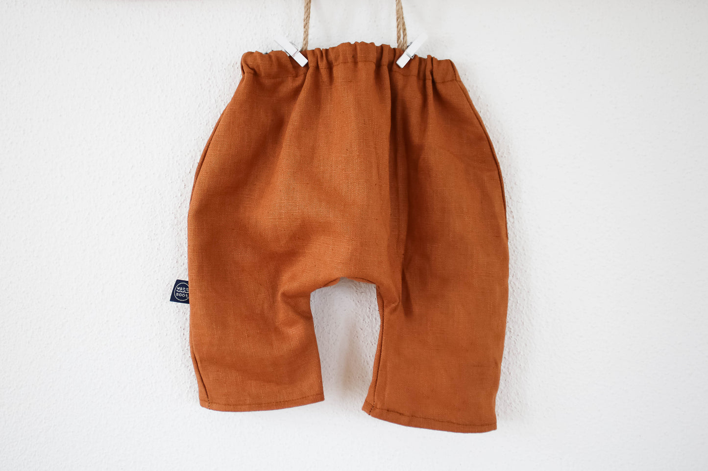 Leinen Hose (Karamell)