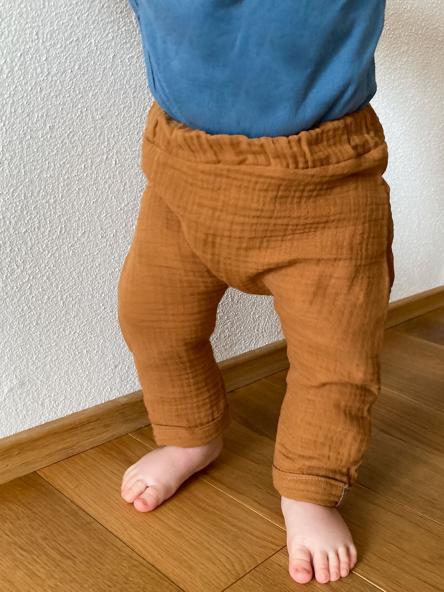 Musselin Hose (Ocker)