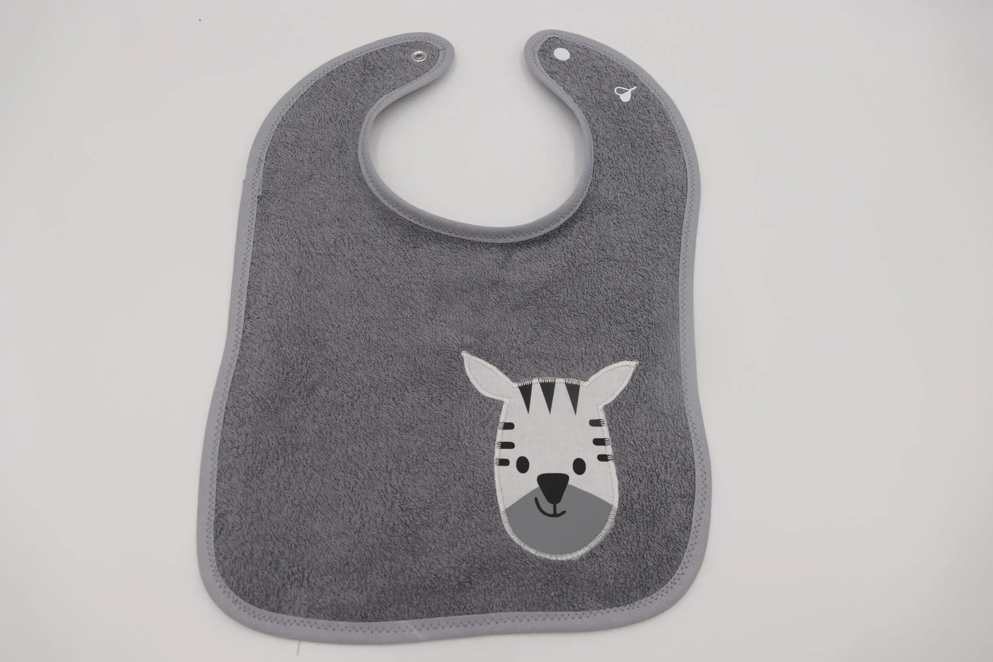 Frottee Lätzchen "Fuchs/Löwe/Zebra"