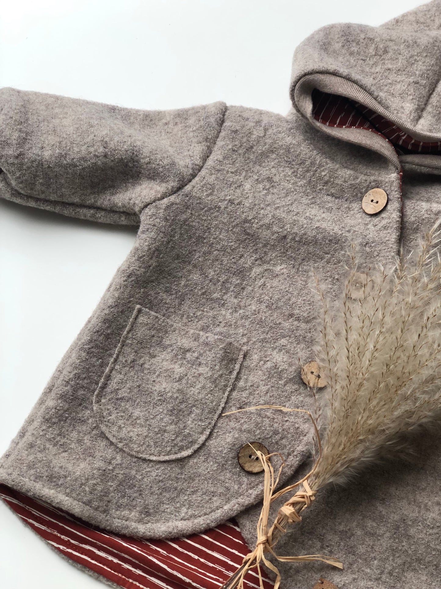 Walkjacke "Natural Orange" (Beige/Rost)