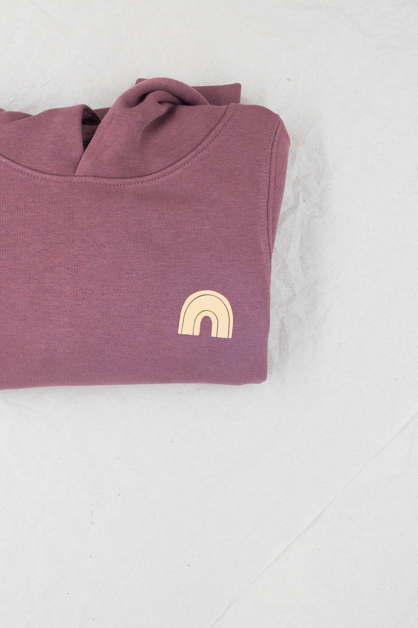 Bügelmotiv "Regenbogen"(Lavendel/Khaki/Beige) im 2er-Set