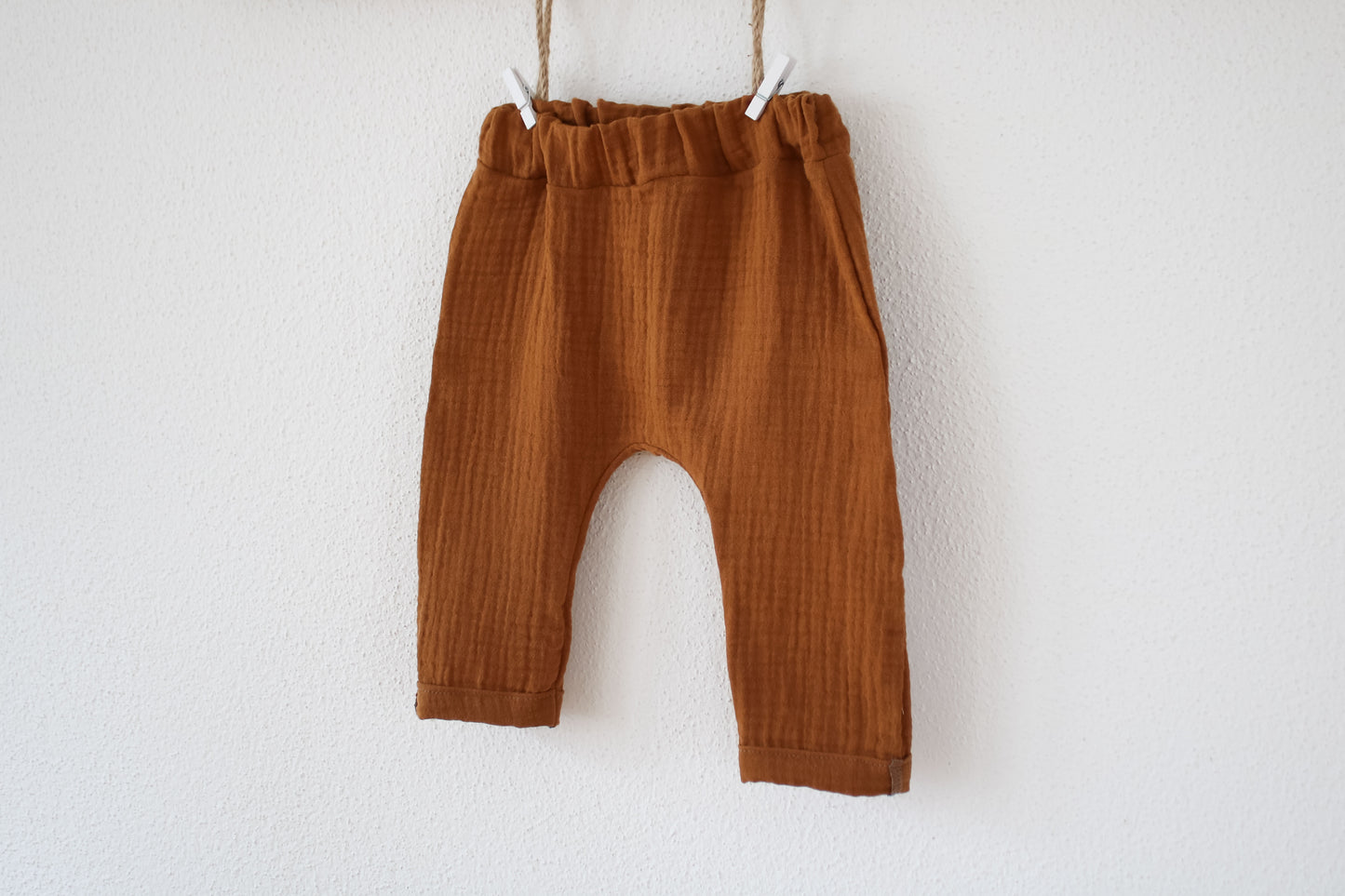 Musselin Hose (Ocker)