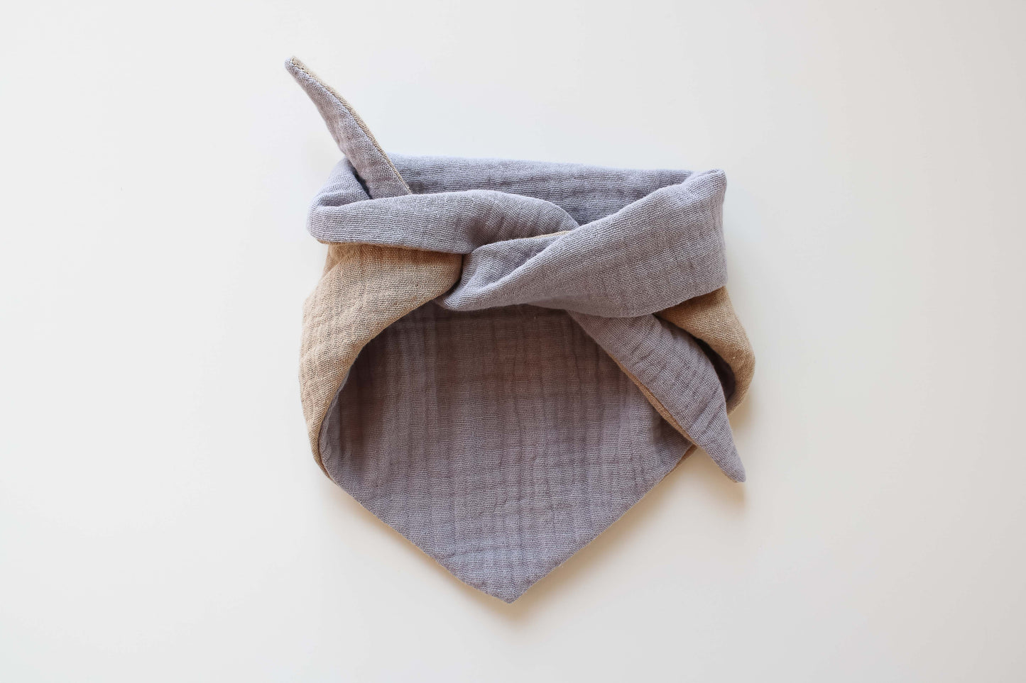 Halstuch "Musselin" (Beige/Grau)