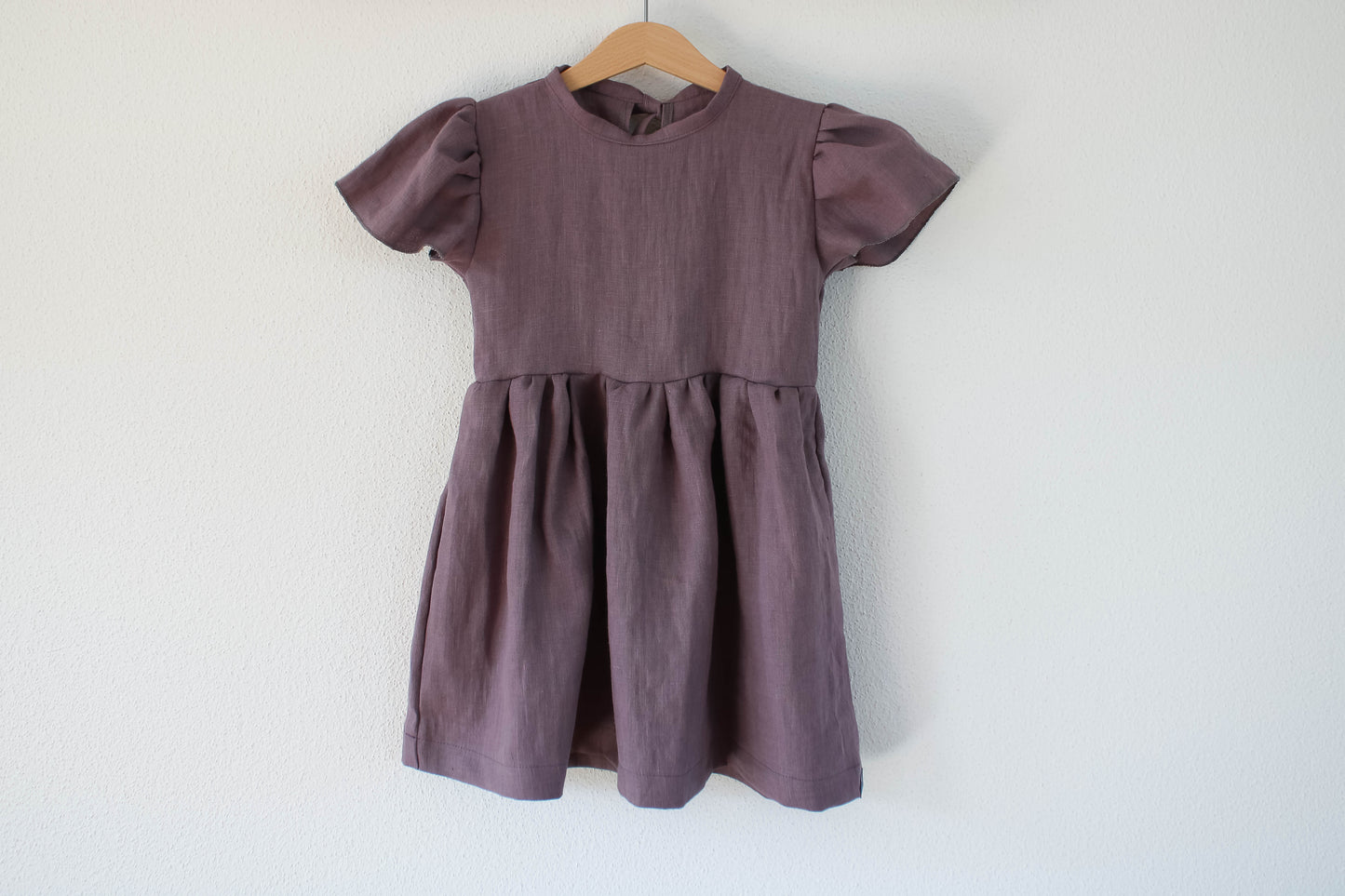Kleid "Leinen" (Mauve)