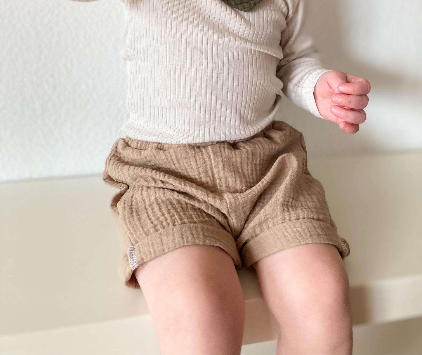 Shorts "Musselin" (Beige)