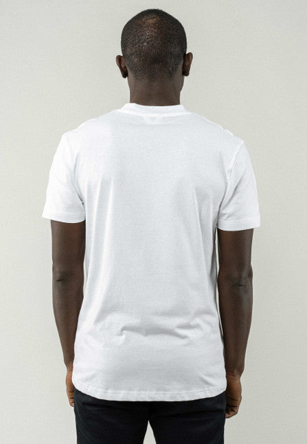 Statement T-Shirt "PAPA" (Weiß/Schwarz)