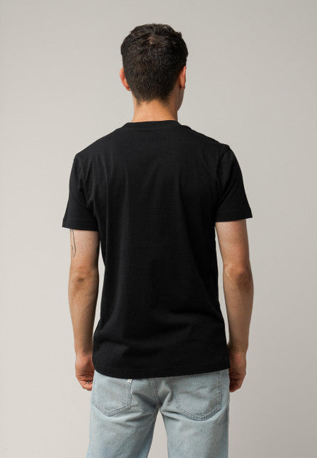 Statement T-Shirt "PAPA" (Weiß/Schwarz)
