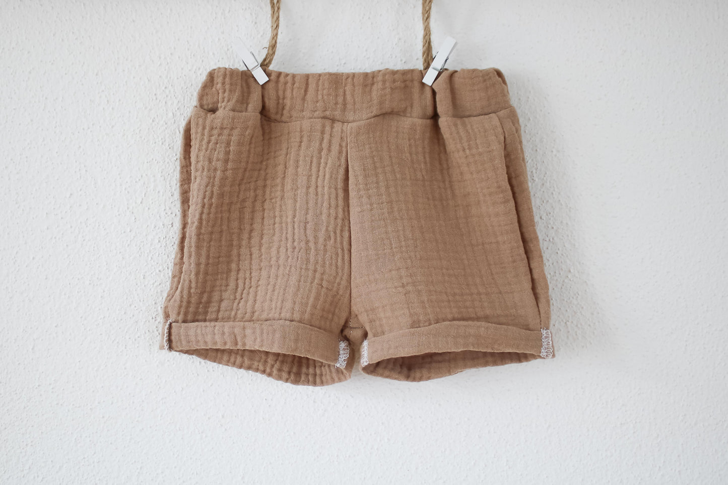 Shorts "Musselin" (Beige)