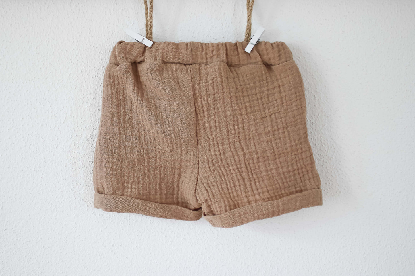 Shorts "Musselin" (Beige)