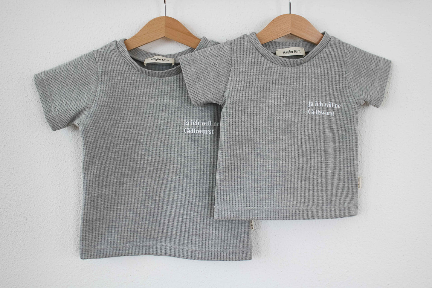 T-Shirt "Gelbwurst" (Grau)