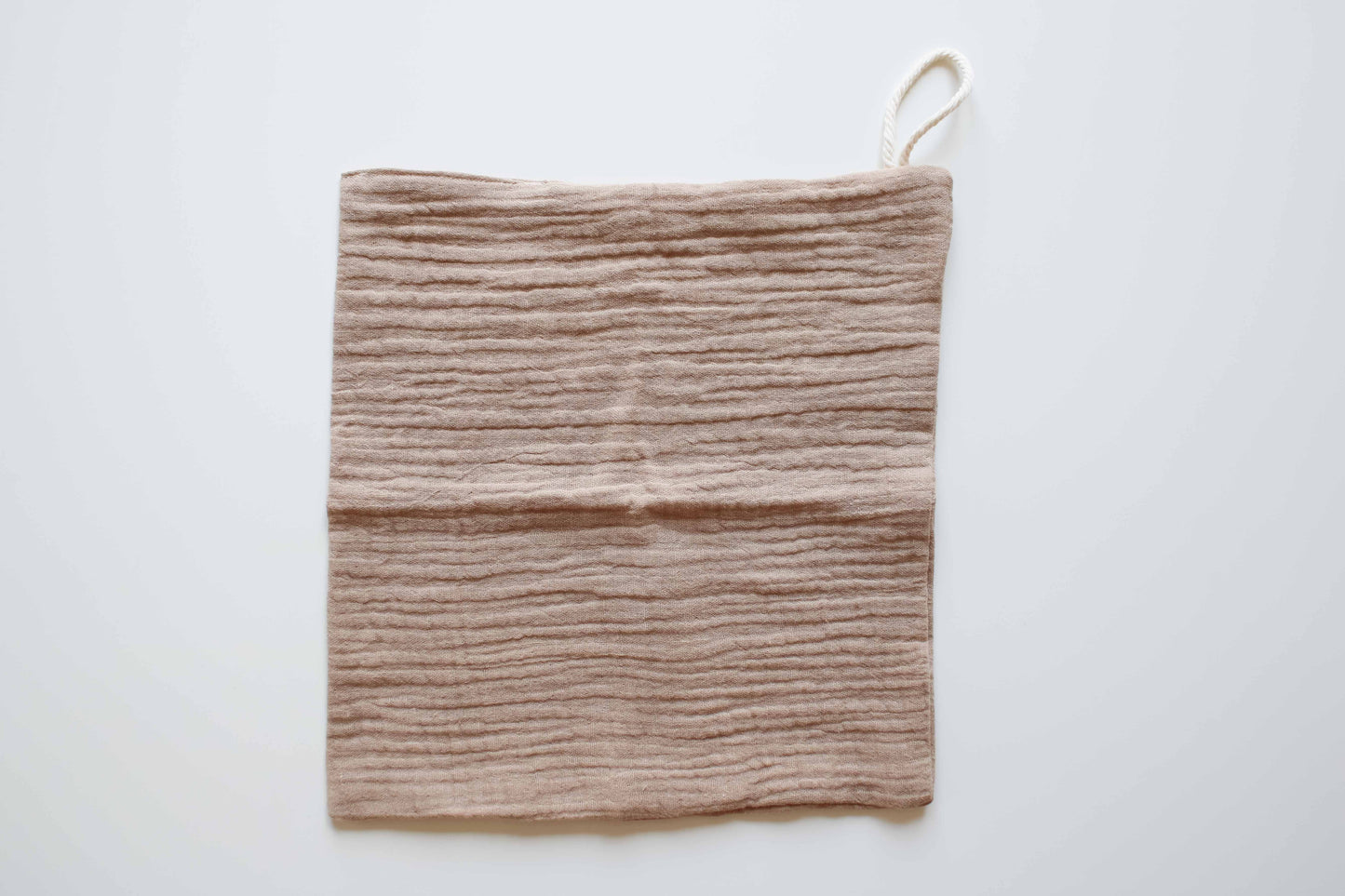 Waschlappen - Musselin "Baby & me" (Beige)