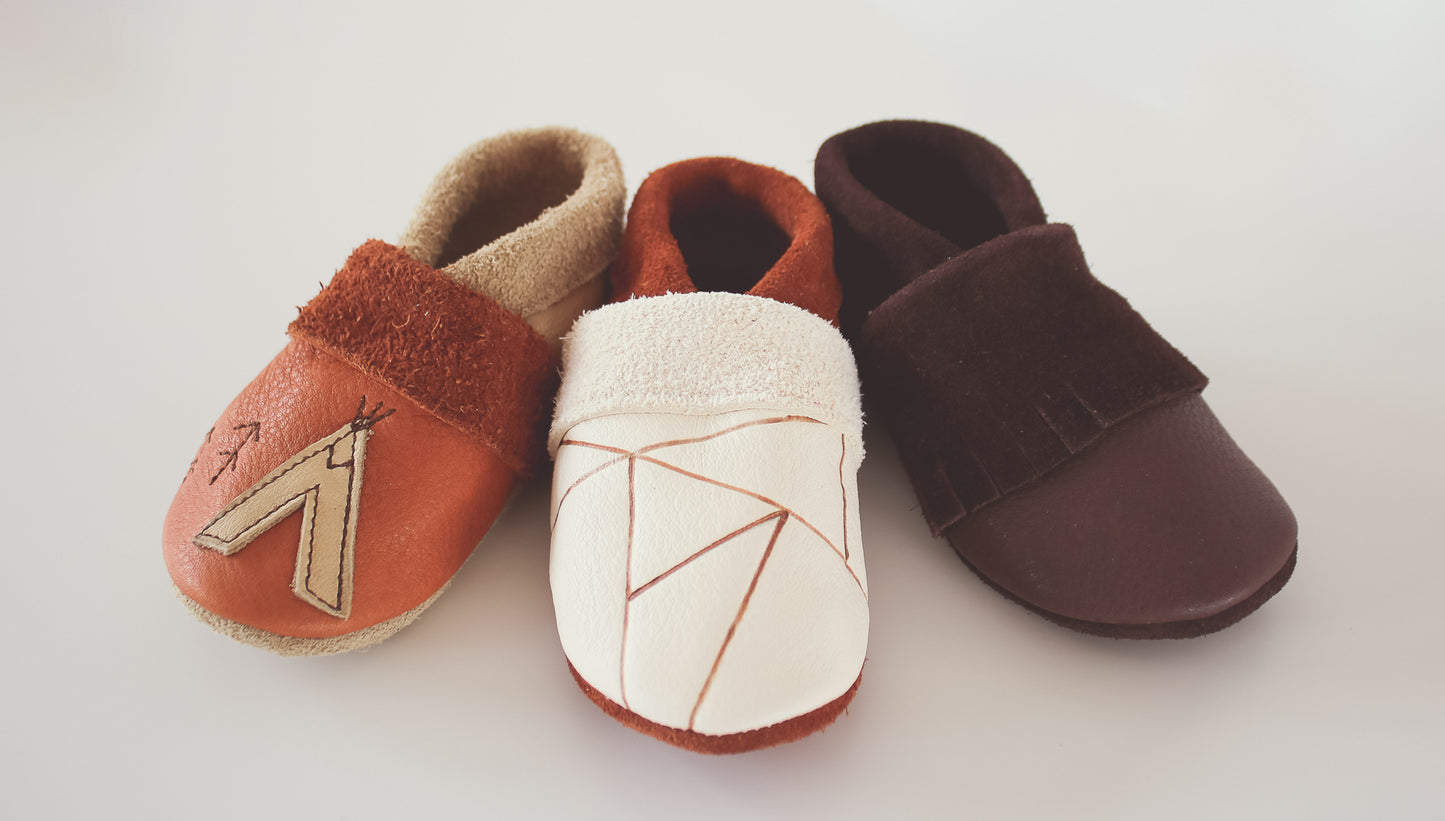 Lederschuhe "Mokka" (Dunkelbraun)