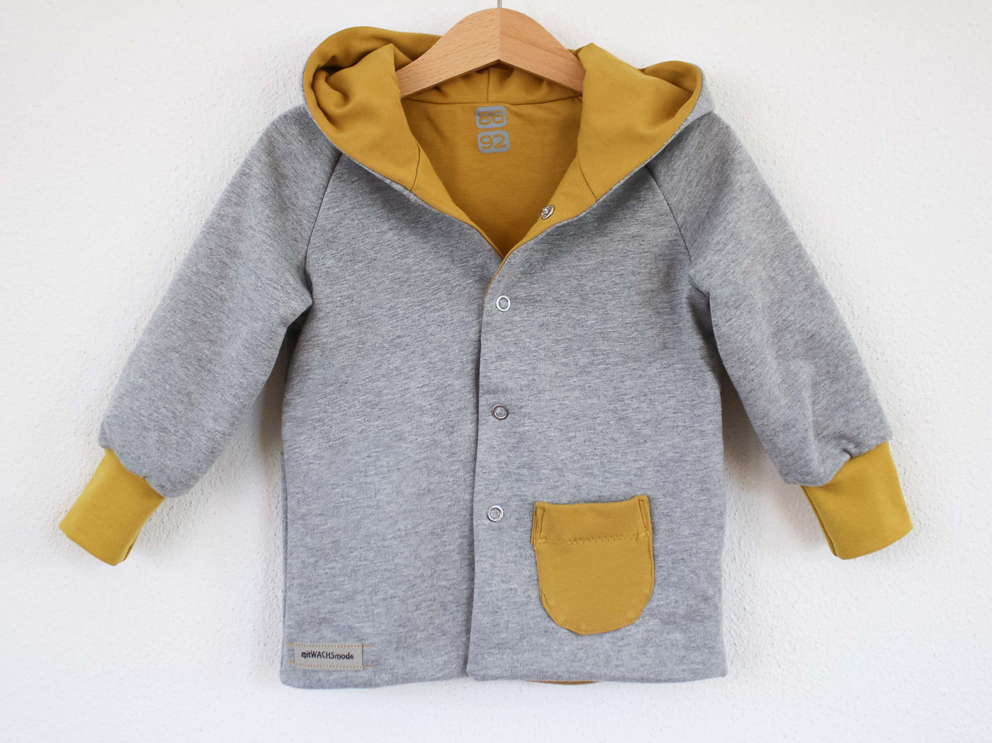 Wendejacke (Grau/Curry)