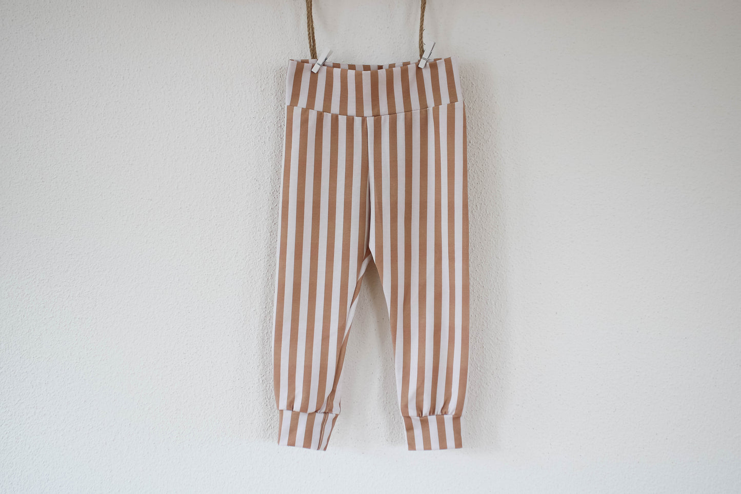 Leggings "Stripe" (Sand/Creme)