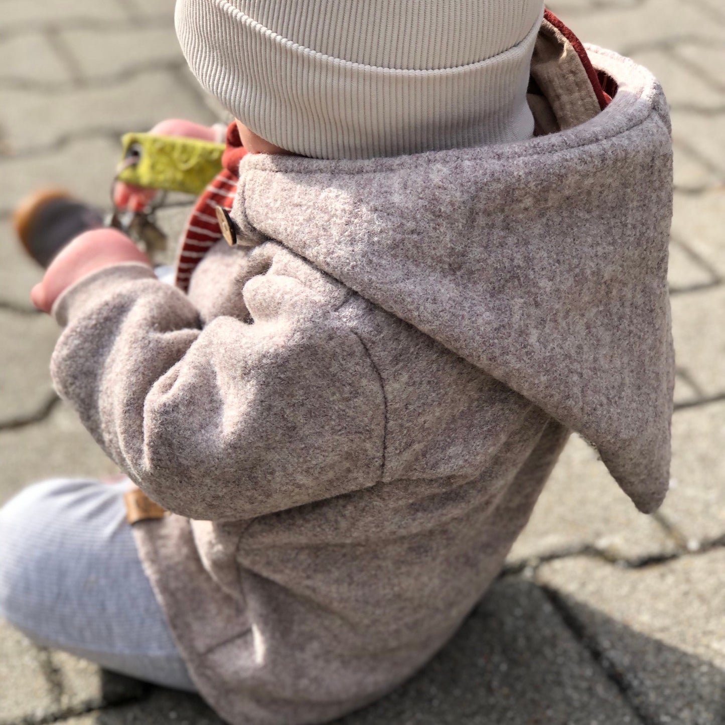 Walkjacke "Natural Orange" (Beige/Rost)