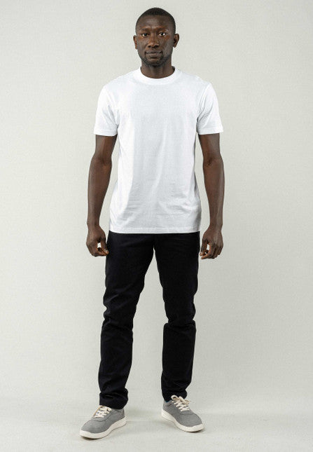 Statement T-Shirt "PAPA" (Weiß/Schwarz)