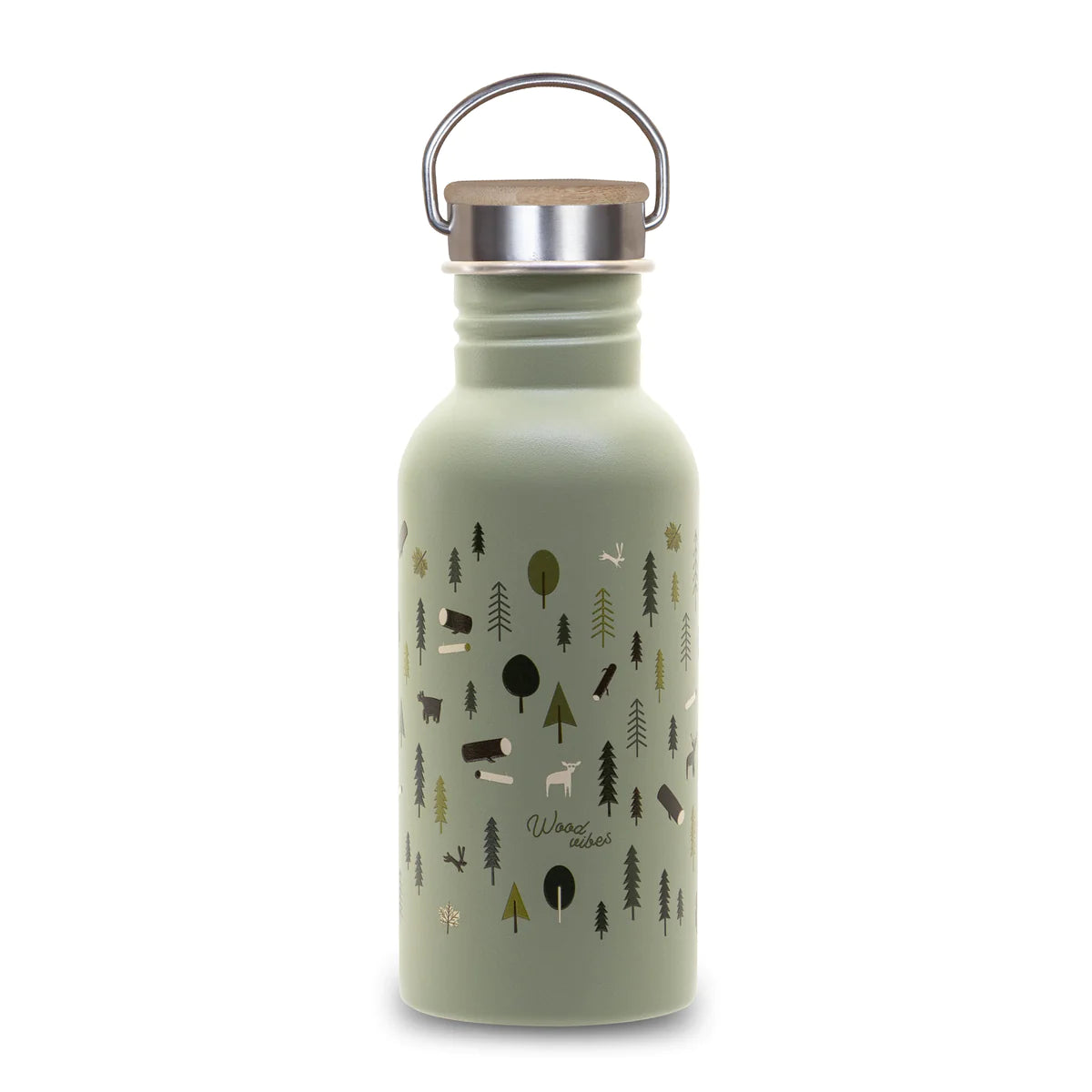 Kinder Thermosflasche "Wood Vibes" von roadtyping