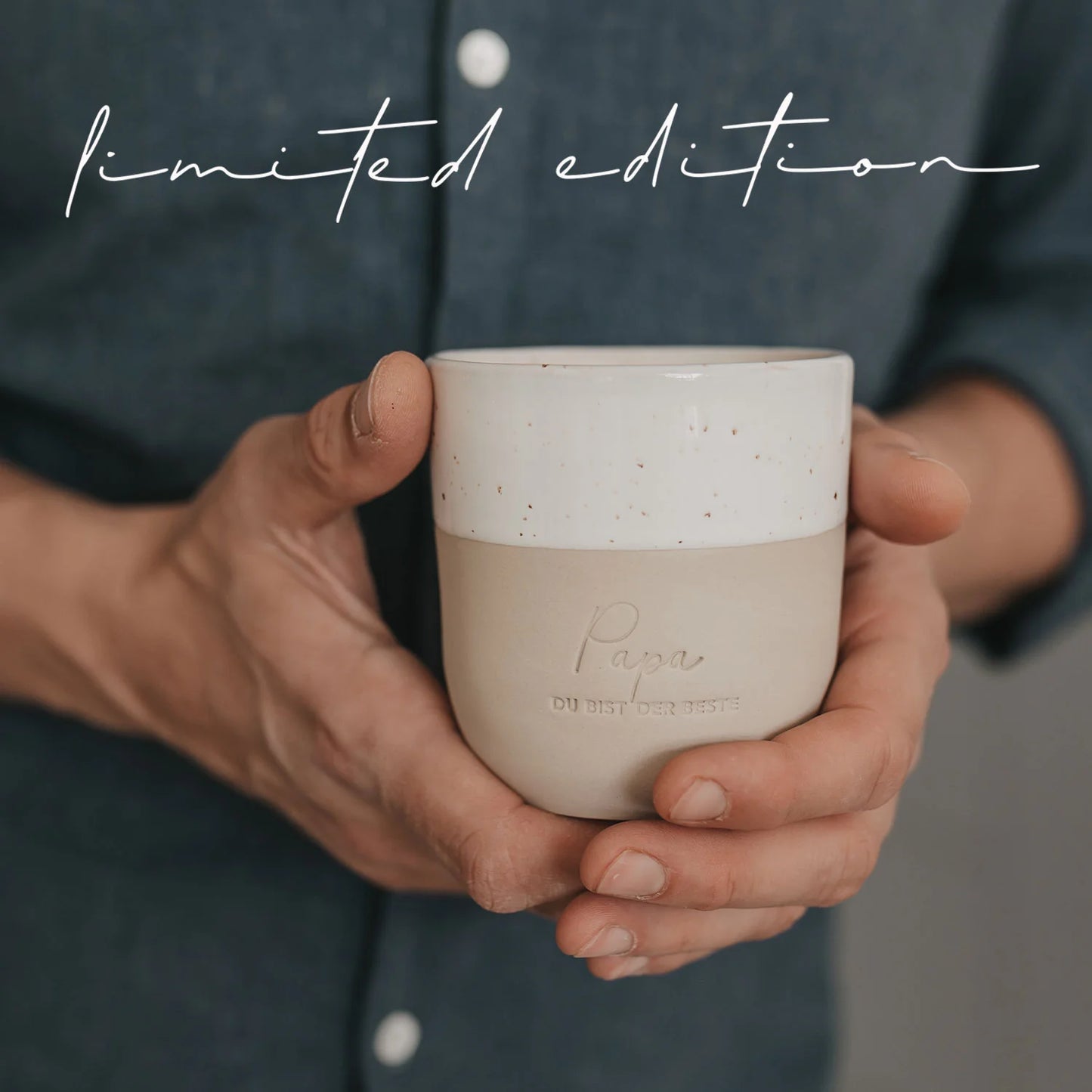 Eulenschnitt Becher "Papa, du bist der Beste" (limited edition)