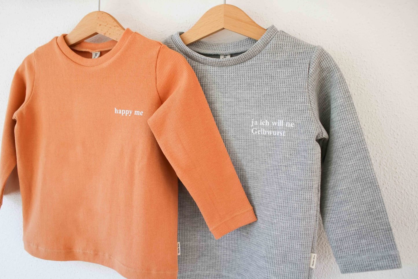 Langarmshirt "Gelbwurst" (Grau)