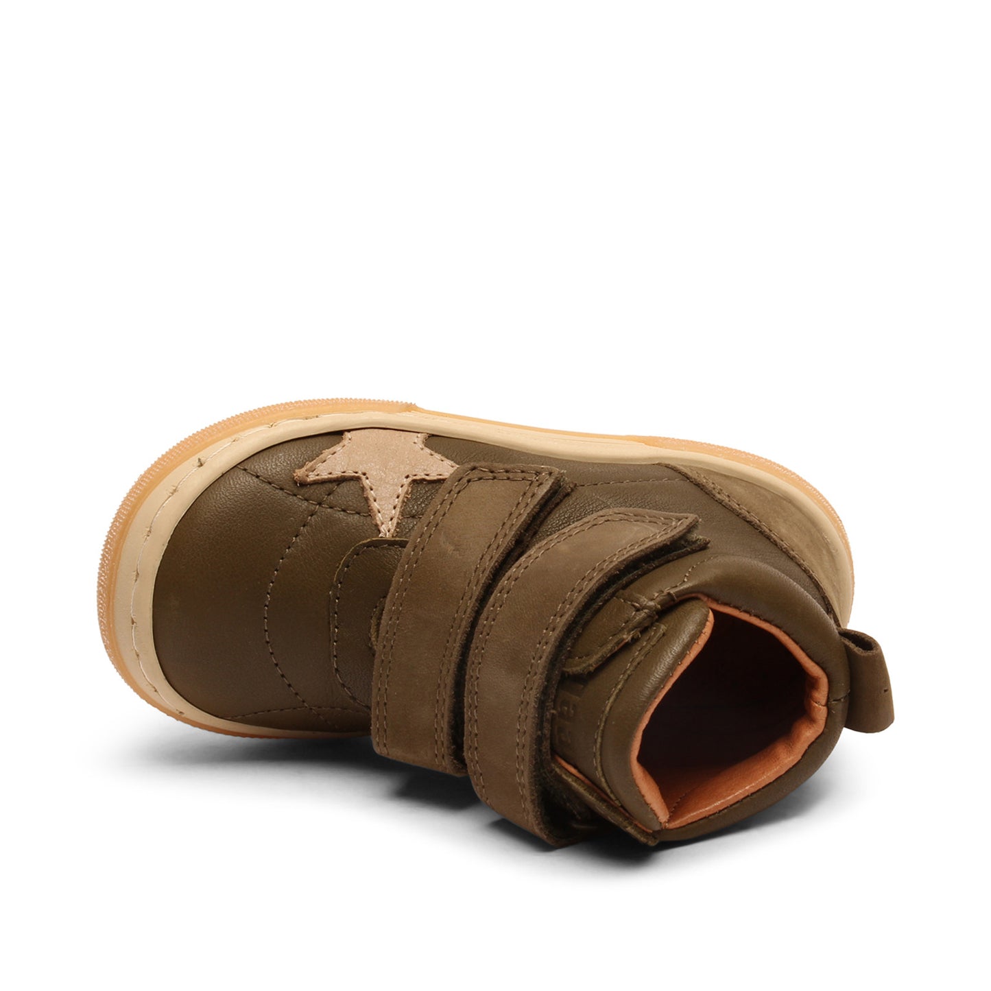 Bisgaard Kinder-Sneaker - Leder "Keo" (Army)