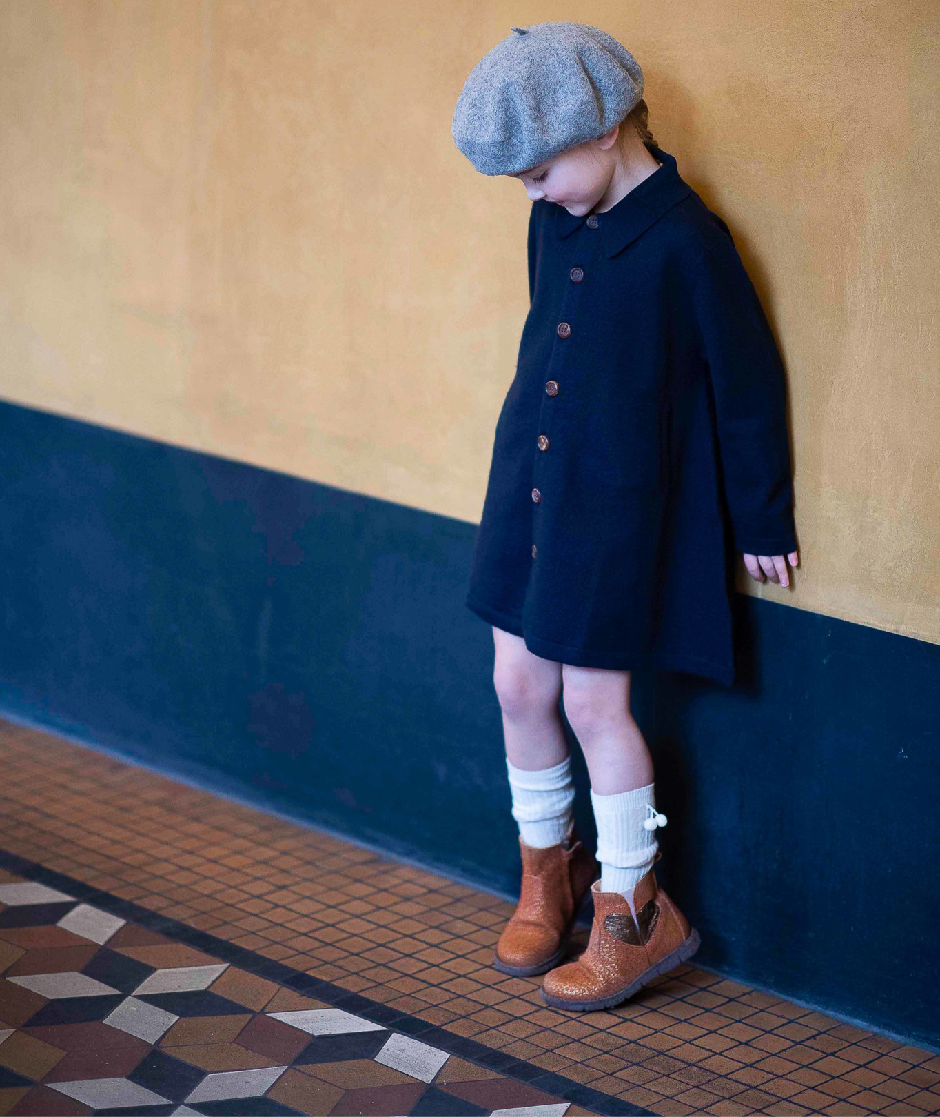 Bisgaard Kinder-Lederstiefel "Herz-Melody" (Glitzer-Gold)