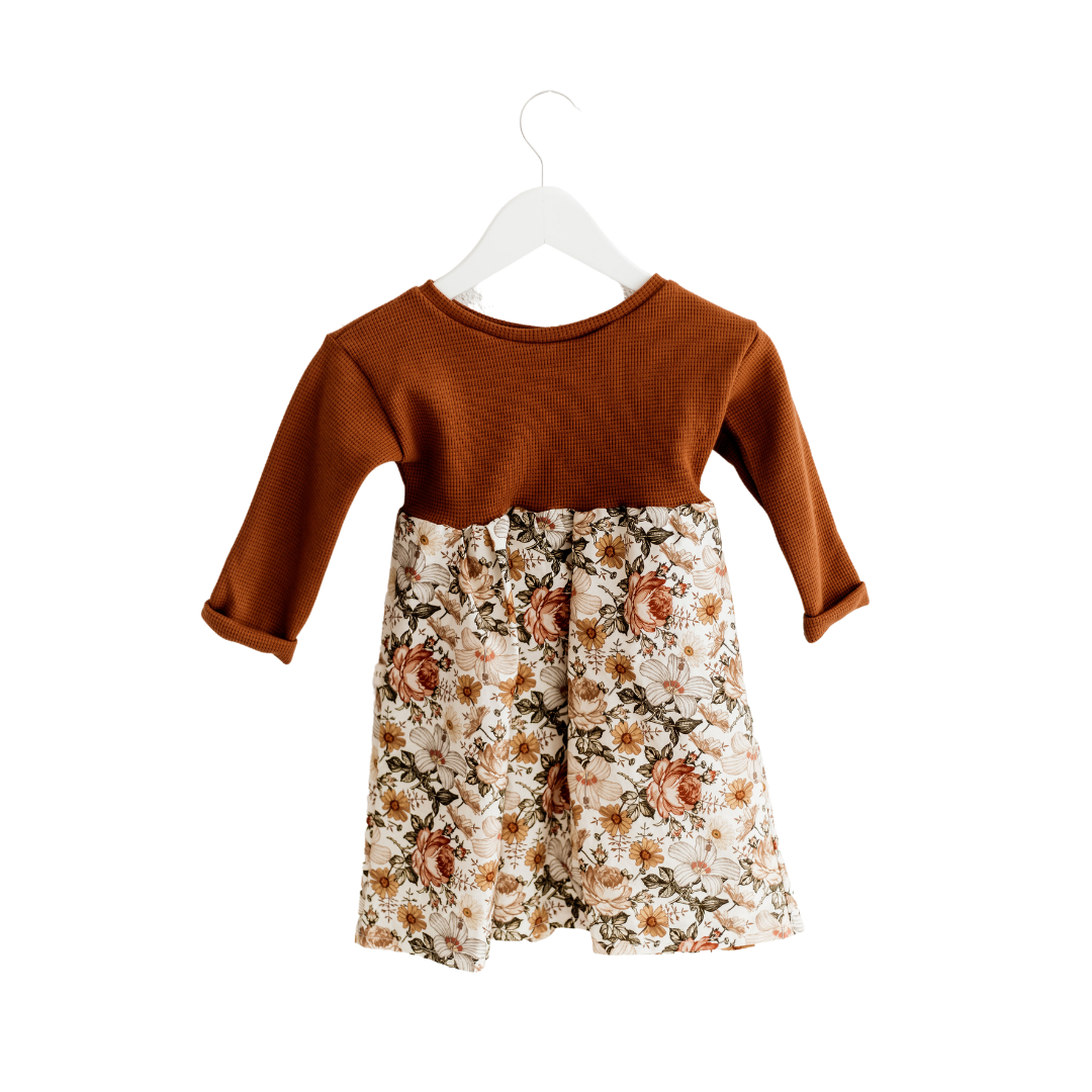 Kleid "Waffel" (Kupfer)