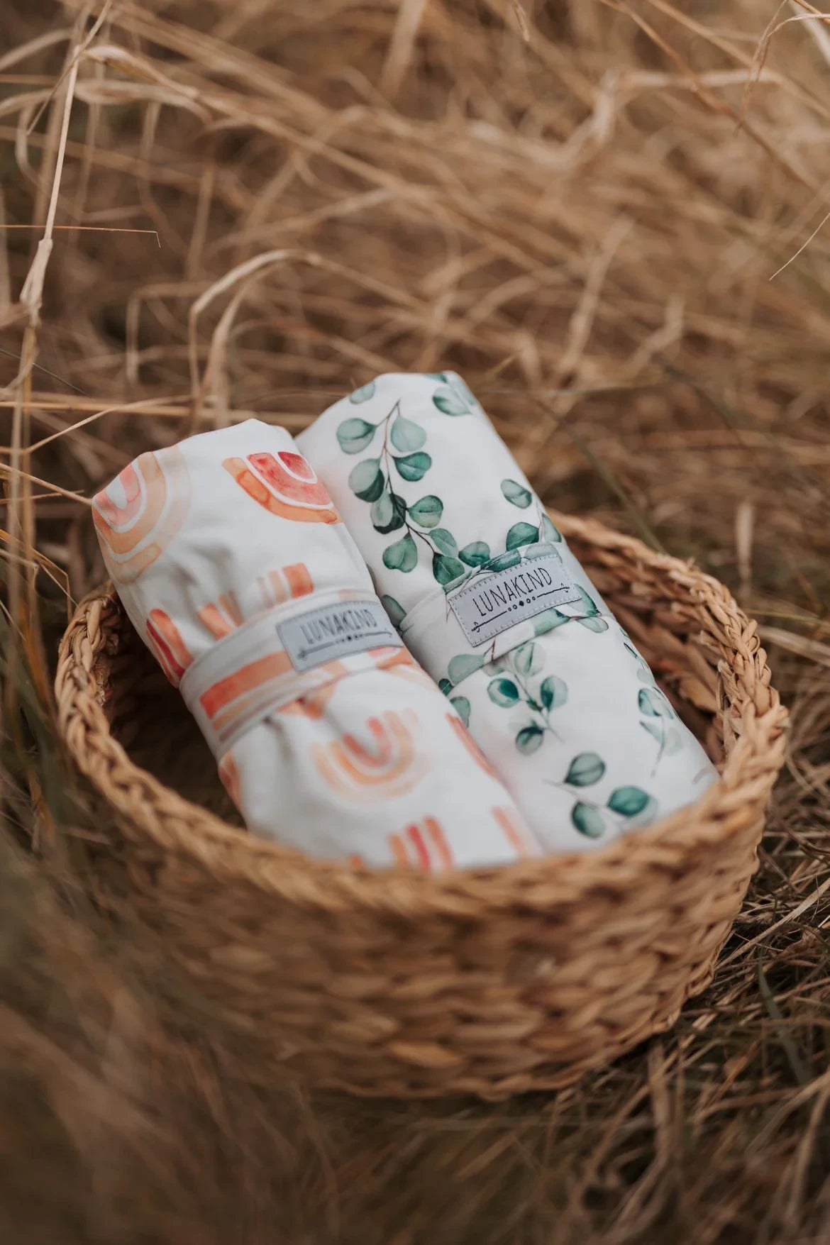 Wickelunterlage "Eucalyptus/Rainbow" (nachhaltig schön)