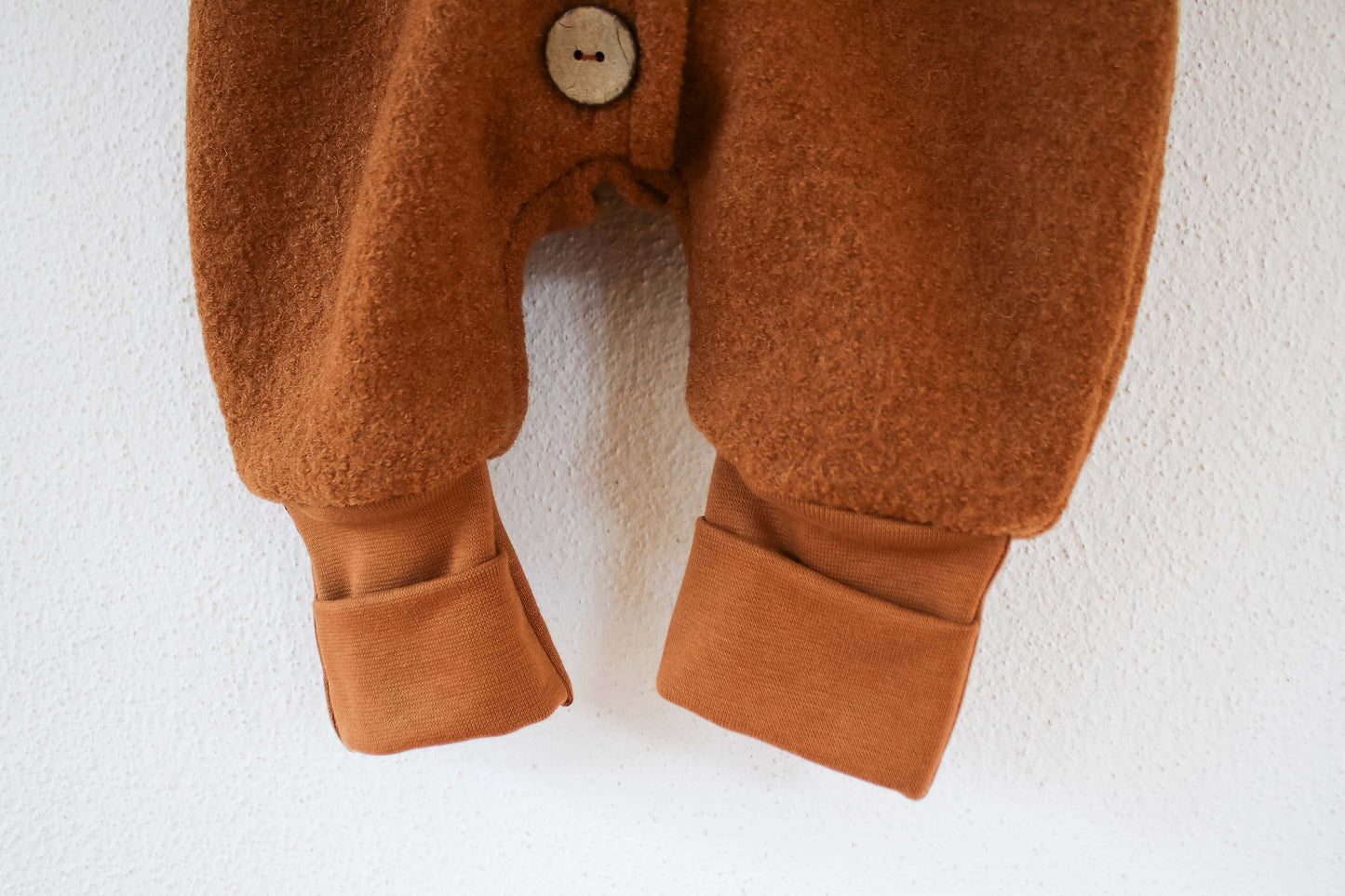 Wollwalk Overall"Jacquard" (Kupfer/Sand)