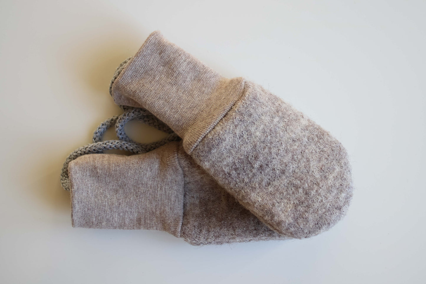 Wollwalk Handschuhe "Natural" (Beige)