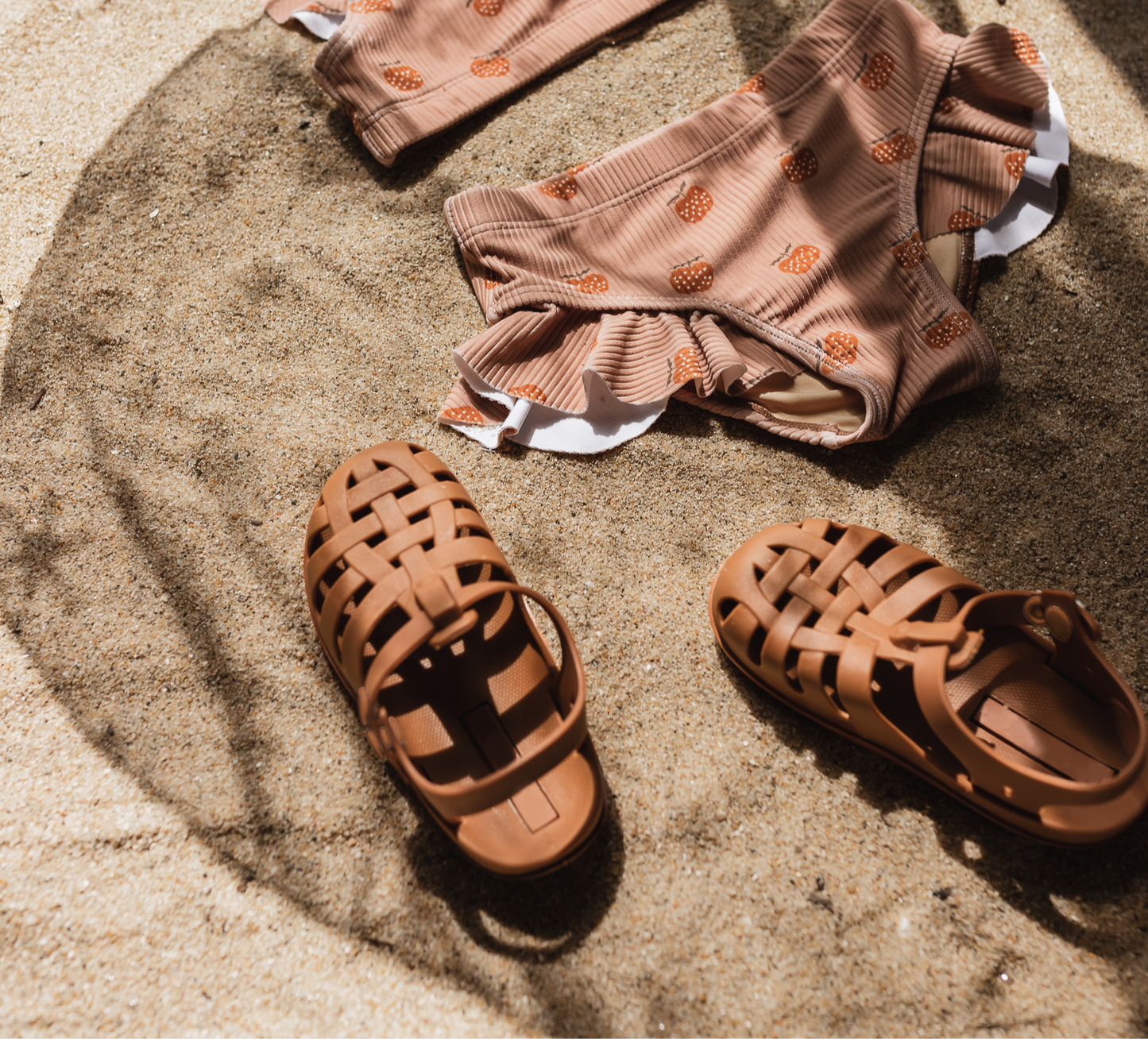 Badesandale "Floopers" (Rusted Orange) von Mrs. Ertha