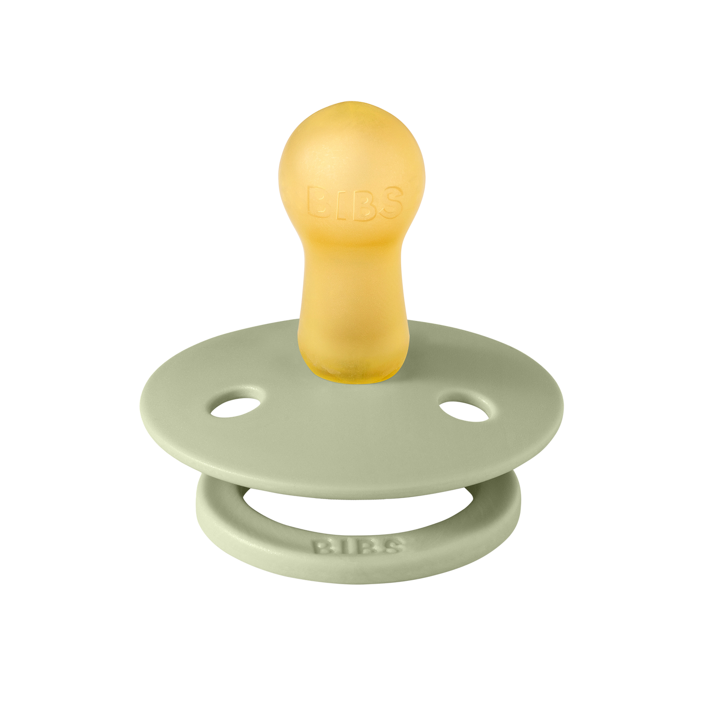 BIBS Schnuller 1 & 2 "Colour-Naturkautschuk" (Hunter Green & Sage) im Set