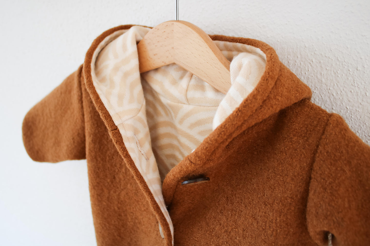 Wollwalk Overall"Jacquard" (Kupfer/Sand)