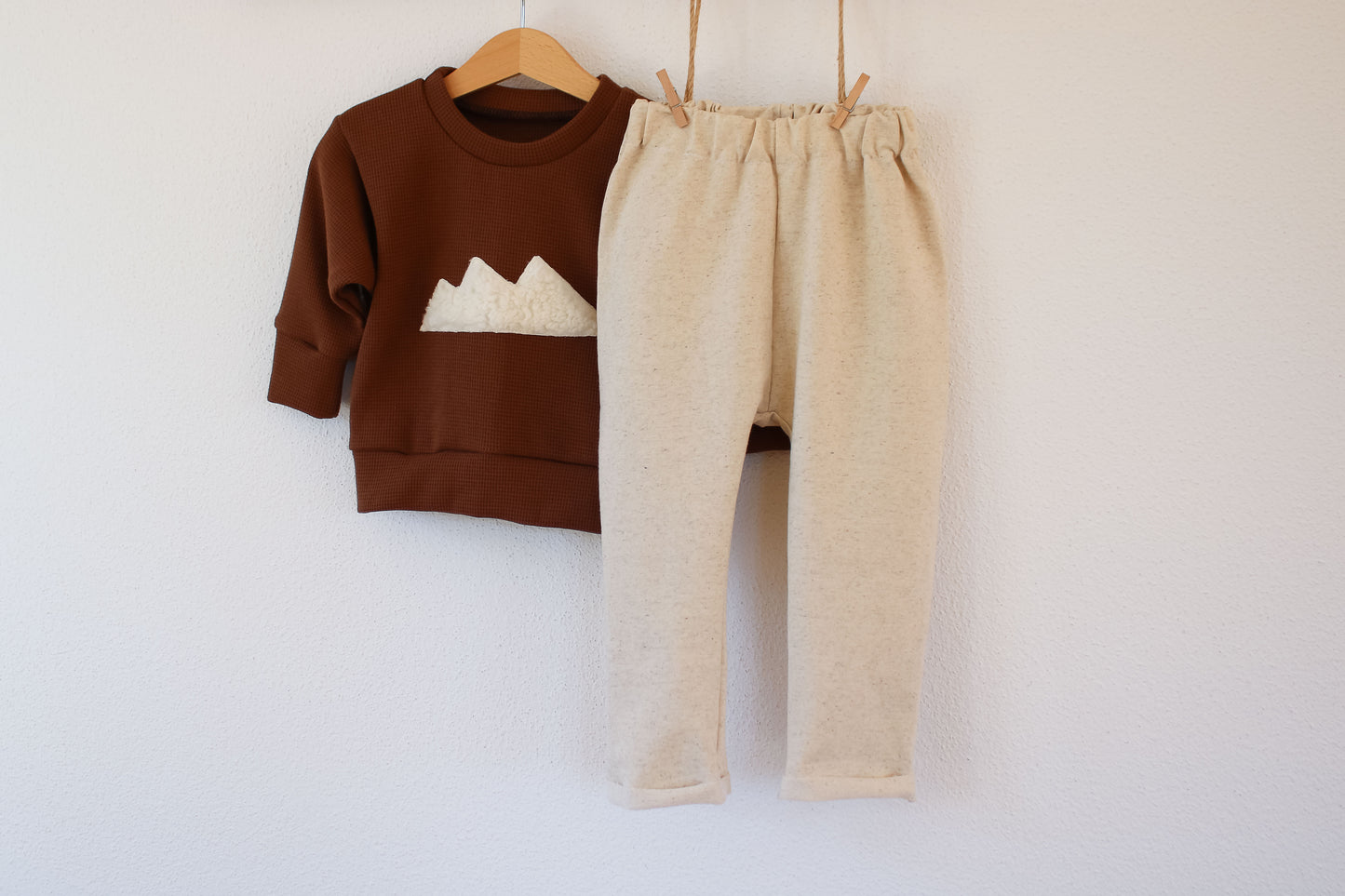 Loungehose "Melange" (Creme)