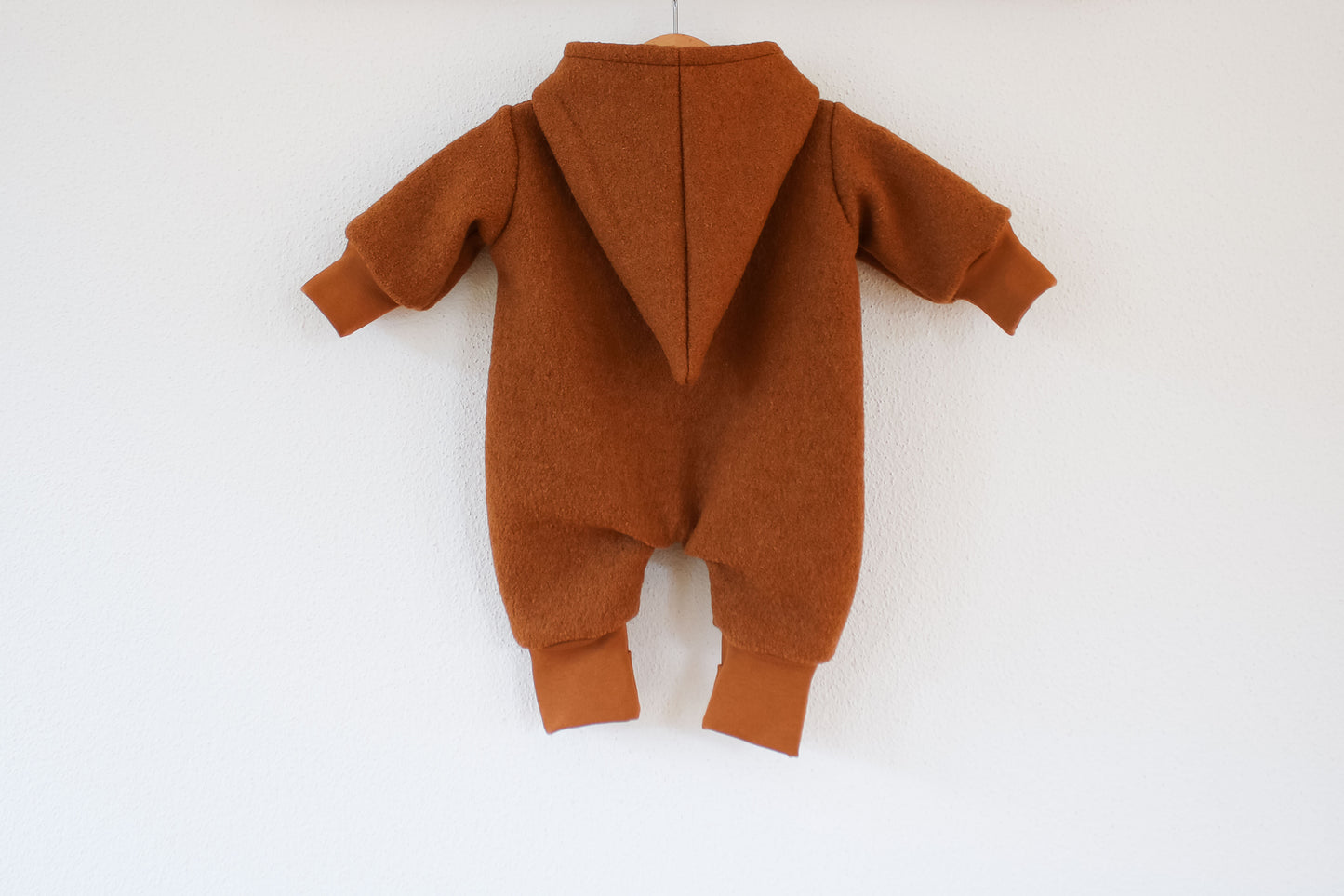 Wollwalk Overall"Jacquard" (Kupfer/Sand)