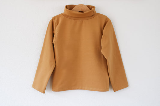 Rollkragen Sweater (Karamell)
