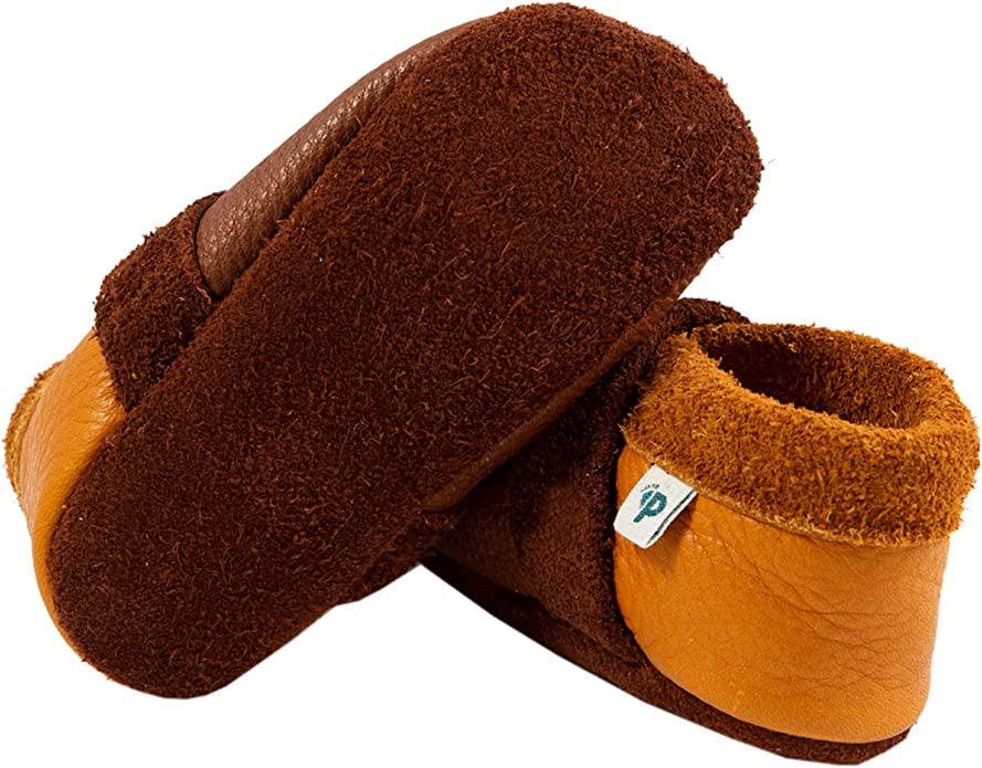 Baby & Kinder Krabbelschuhe "Fuchs" (Braun)