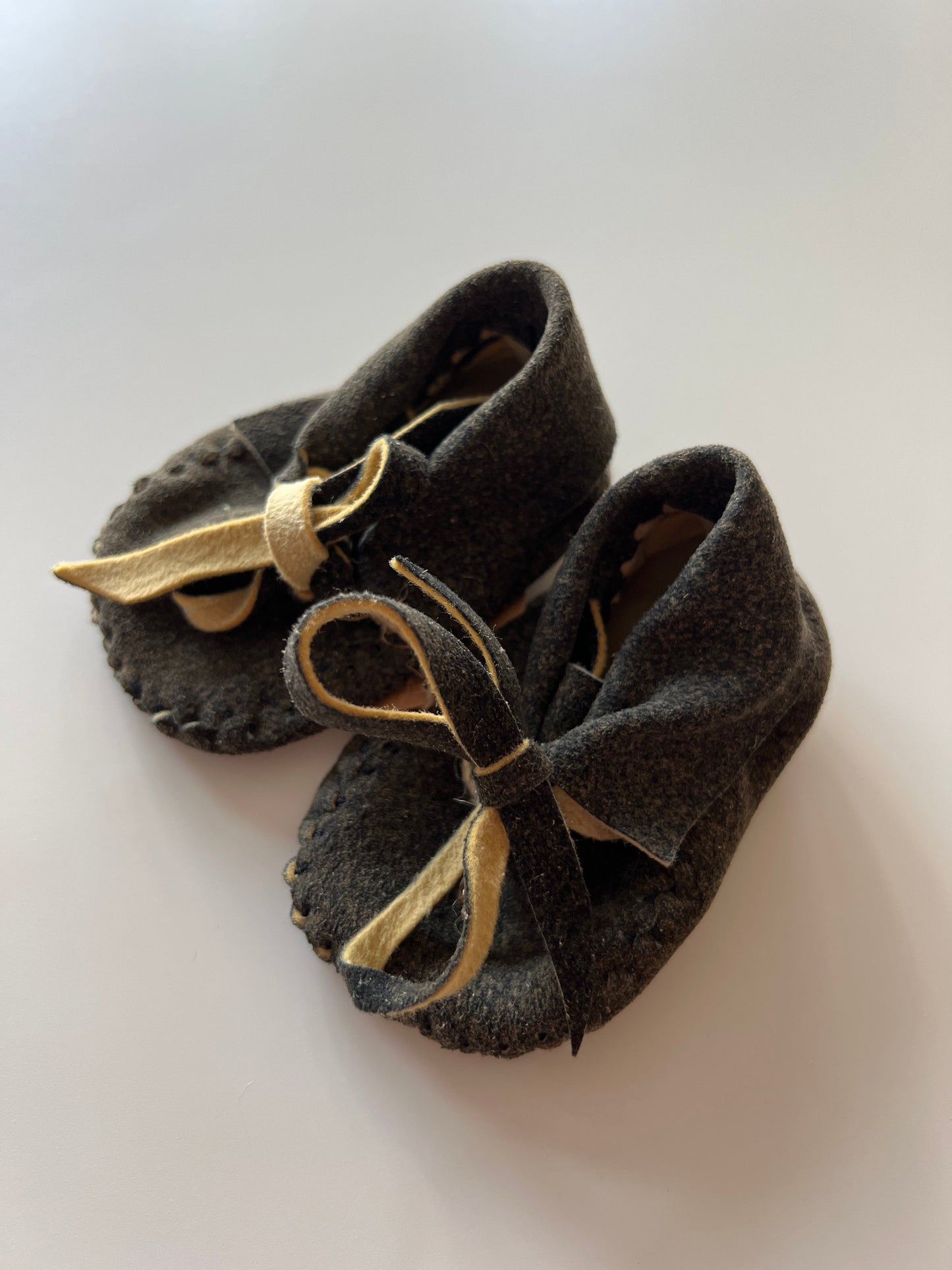 Alpen Mocs - Leder Moccasins (Hirschleder - handmade) mit Bund