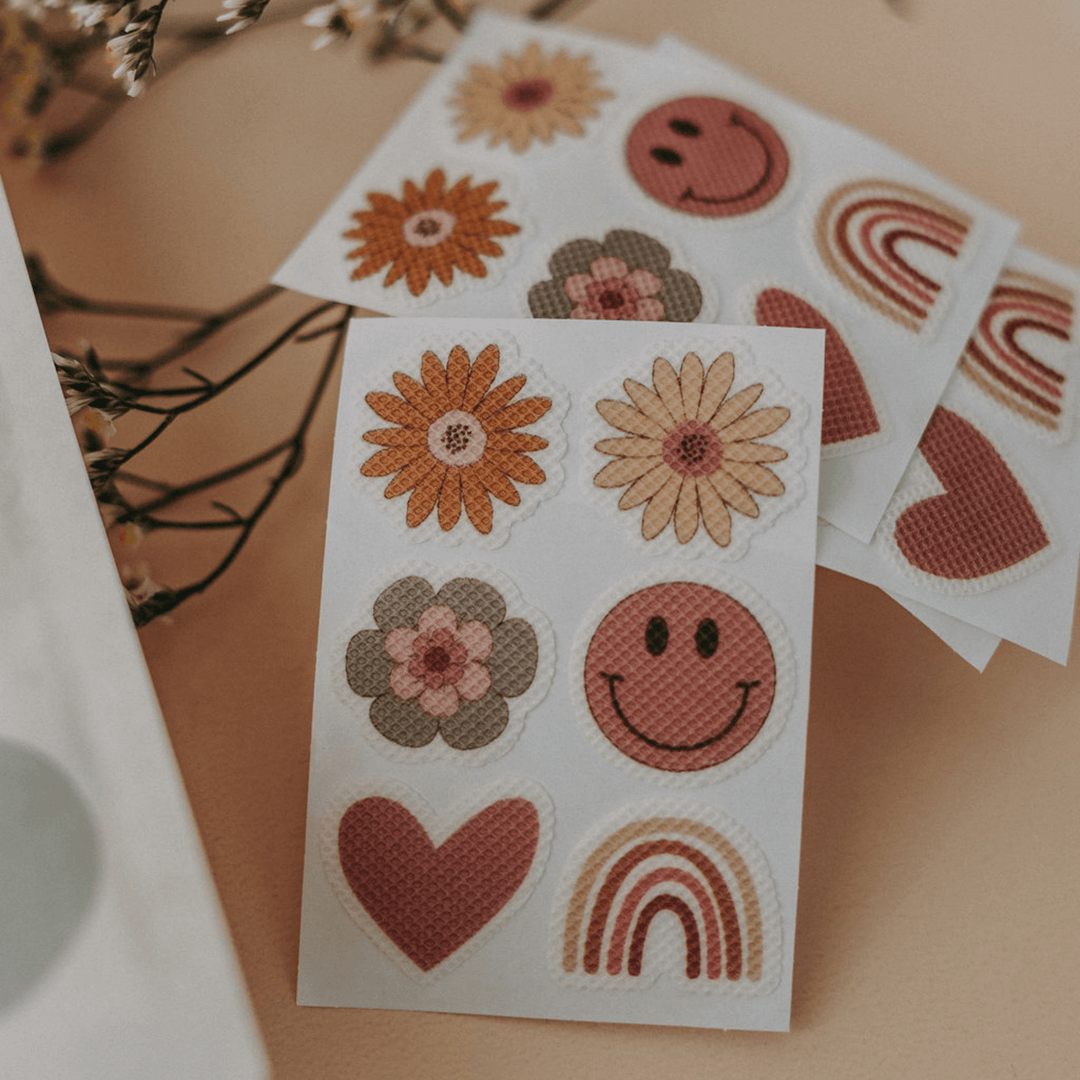 Pieksmichnicht - Anti Mücken Sticker "Flower Power"